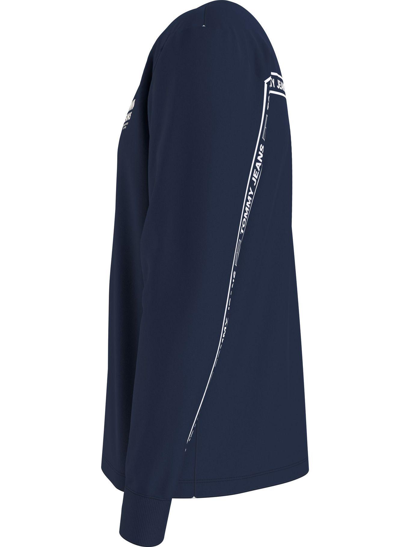 Polera Chest Entry Logo Manga Larga Azul Tommy Hilfiger-3