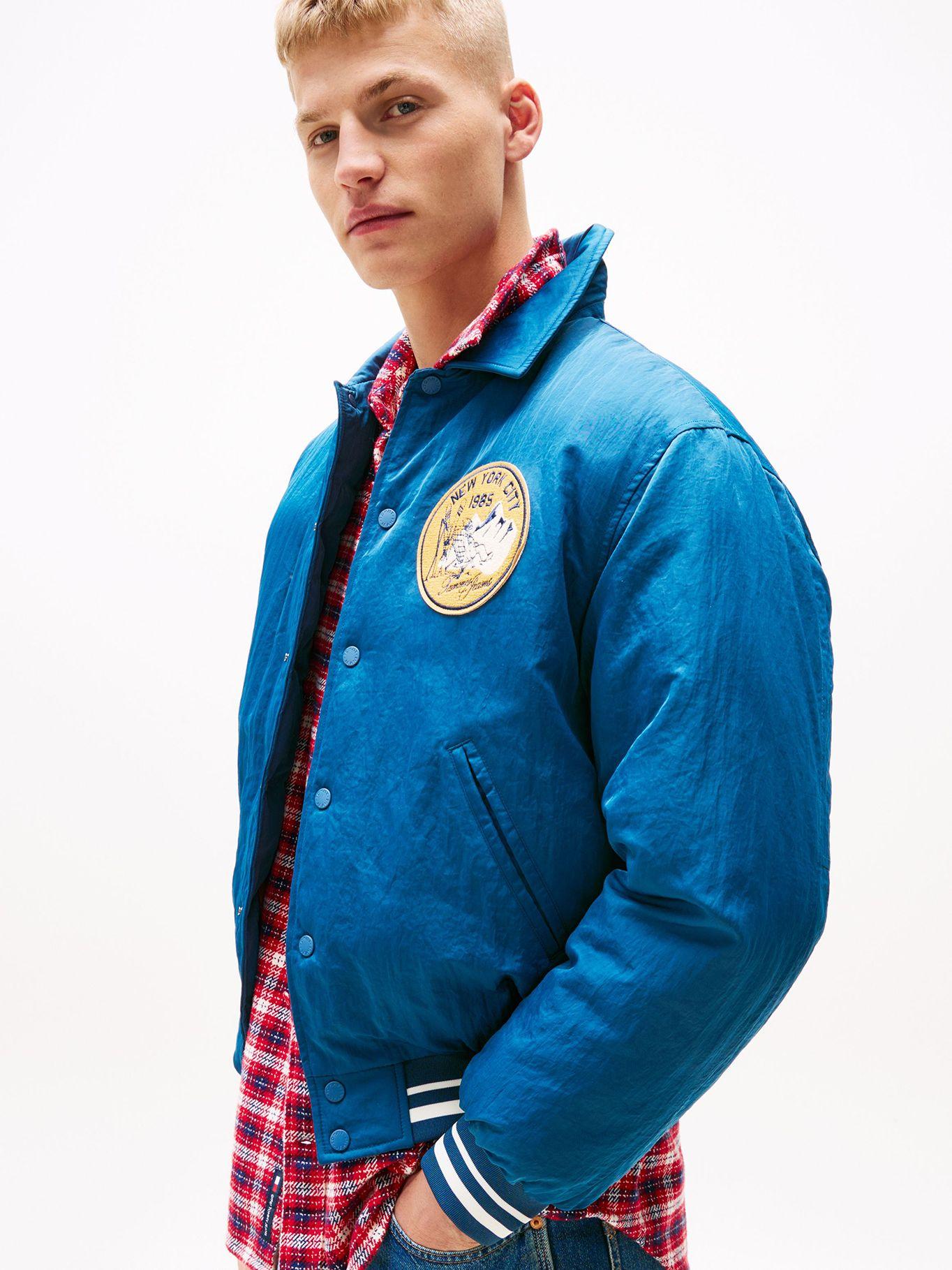 Bomber Con Logo De Parche Azul Tommy Jeans-3