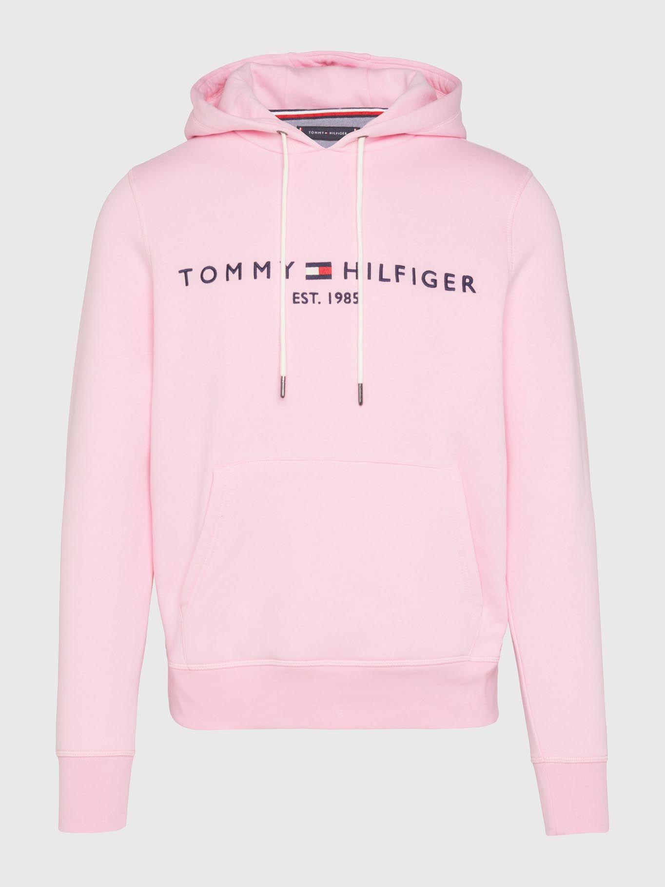 Polerón Hoodie Est 1985 Logo Rosado Tommy Hilfiger-4