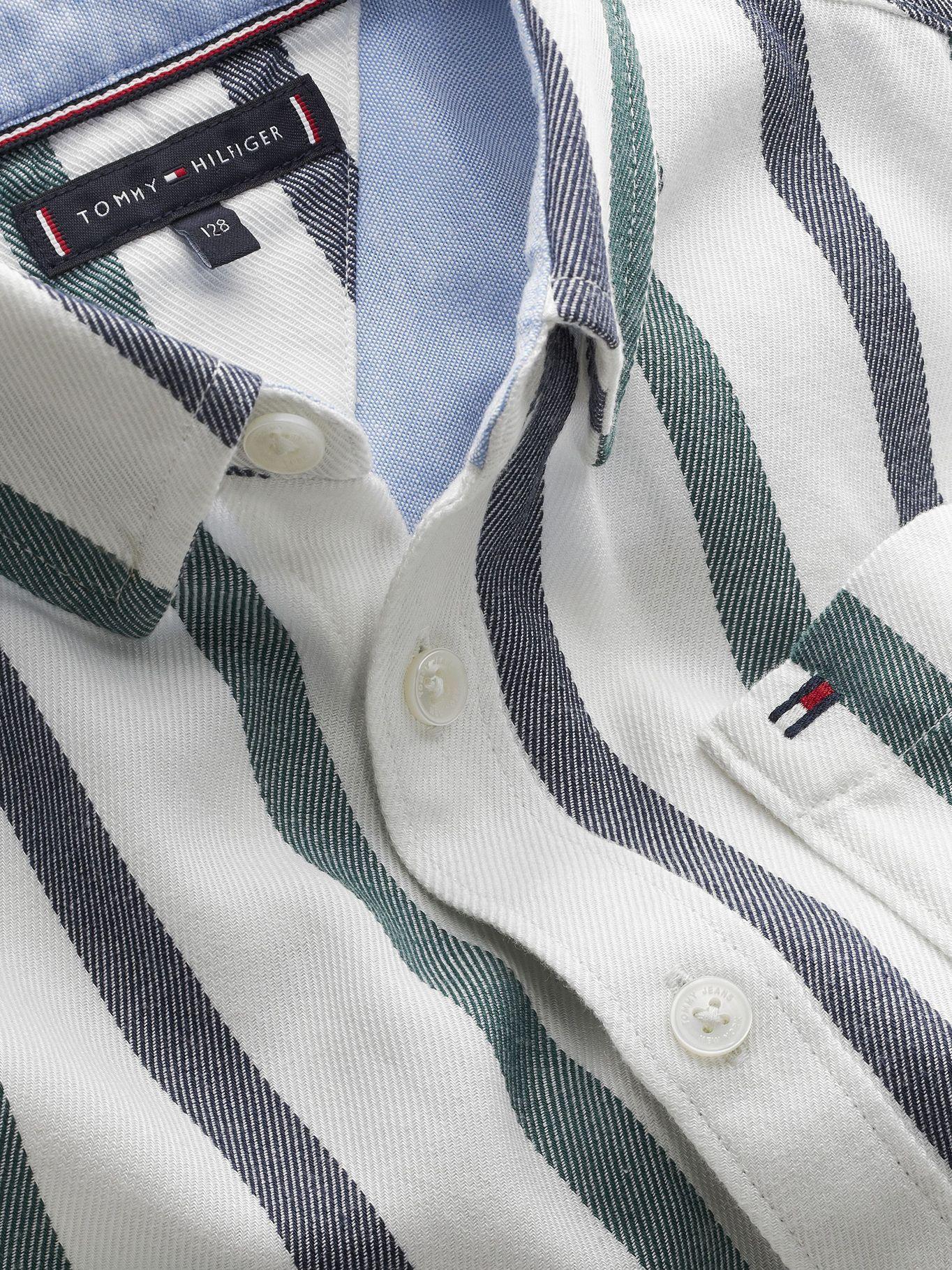 Camisa Con Bolsillo De Parche Blanco Tommy Hilfiger-2