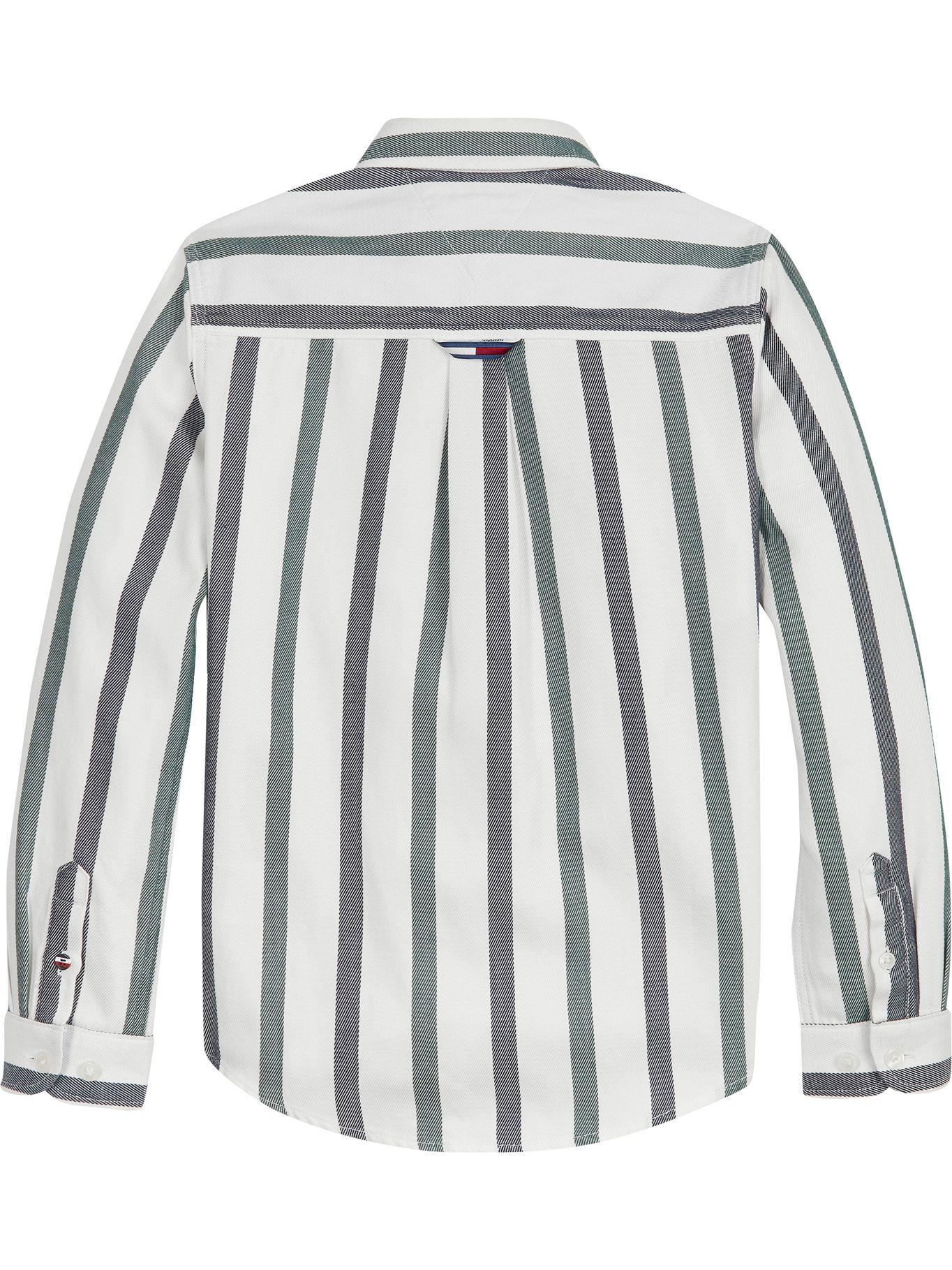 Camisa Con Bolsillo De Parche Blanco Tommy Hilfiger-1