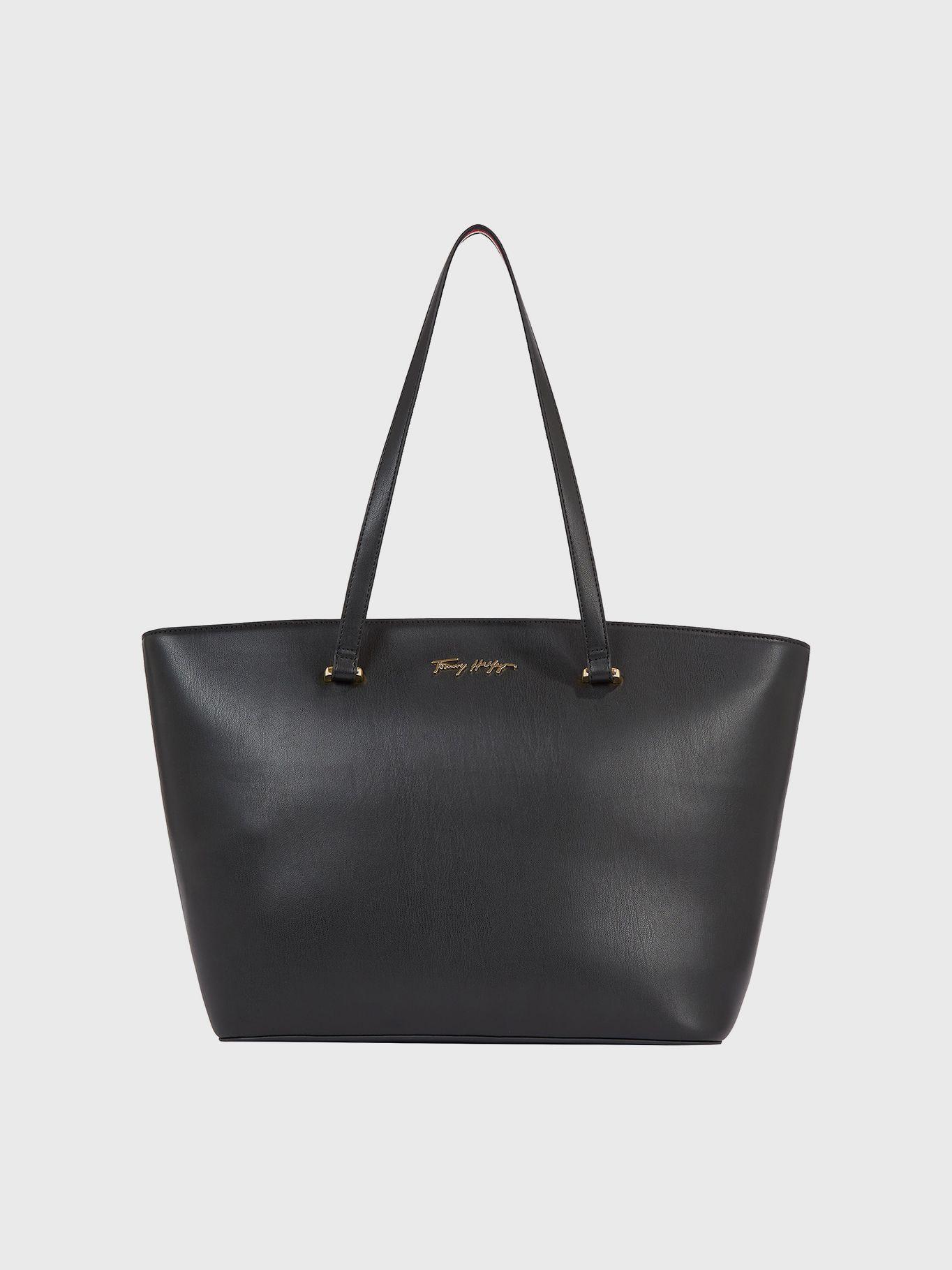 Tote Im Latam Con Firma Th Negro Tommy Hilfiger-0