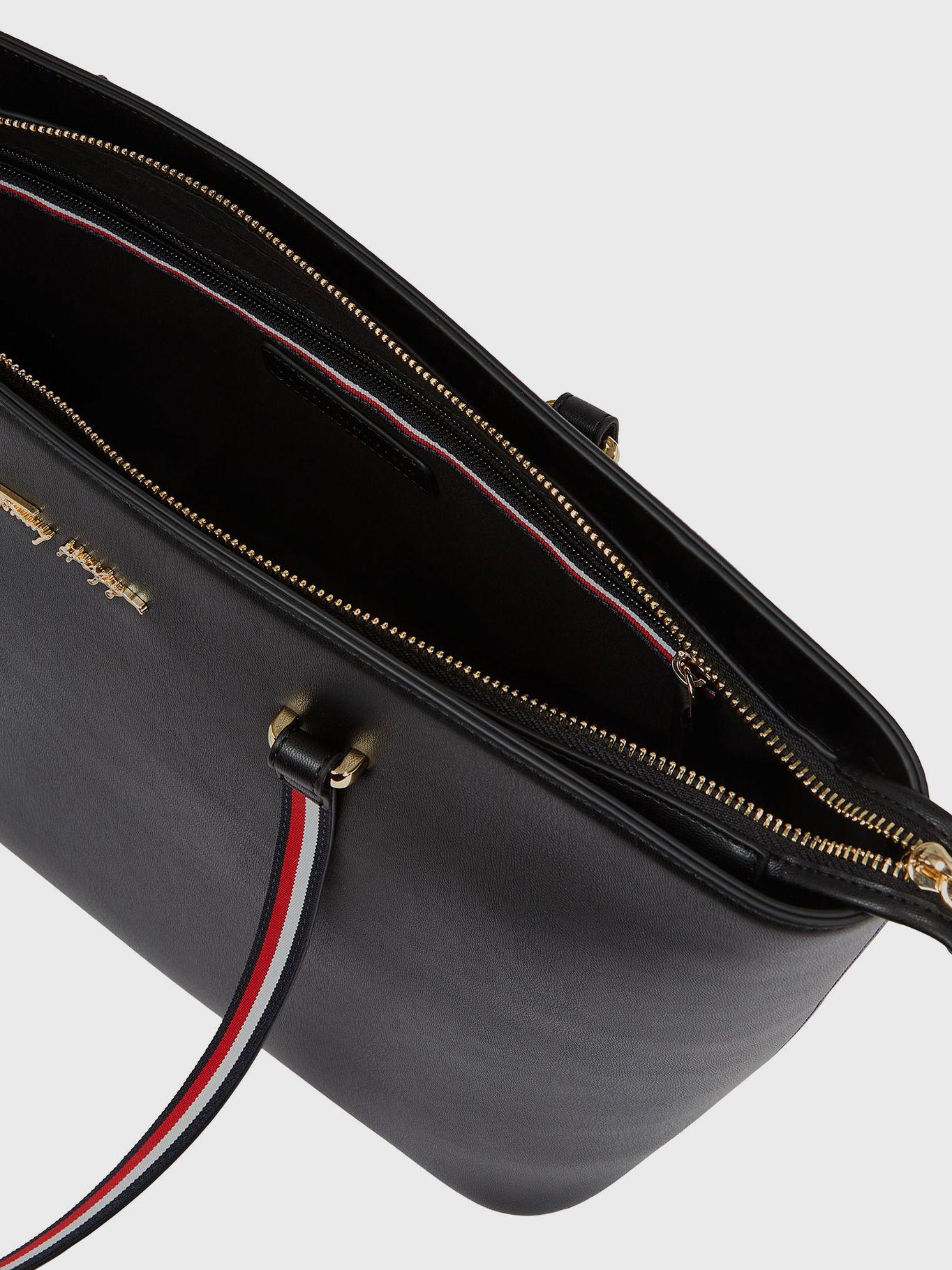 Tote Im Latam Con Firma Th Negro Tommy Hilfiger-2