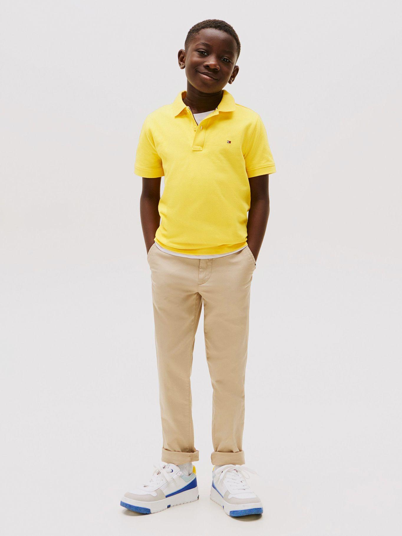 Polo Con Logo Y Corte Regular Amarillo Tommy Hilfiger-1