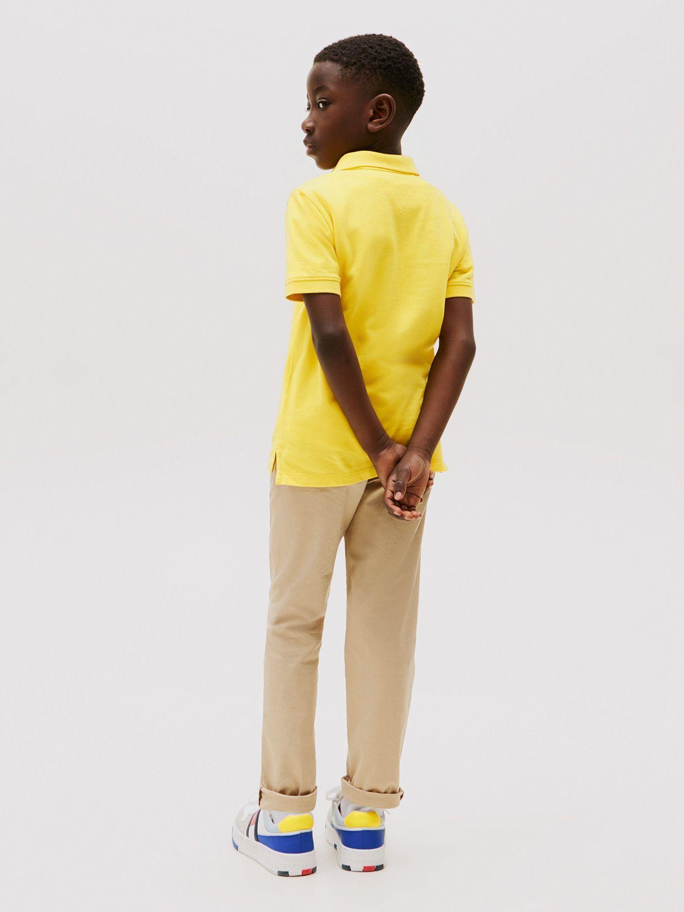 Polo Con Logo Y Corte Regular Amarillo Tommy Hilfiger-2