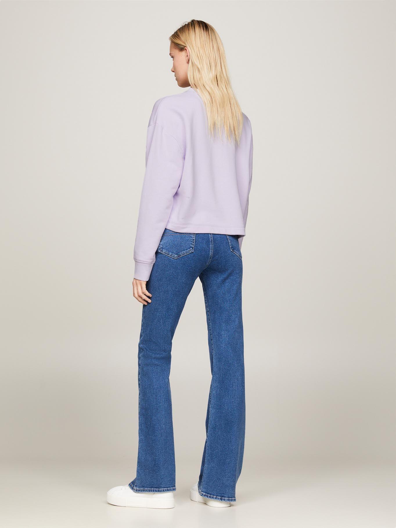 Polerón Relaxed Essential Logo Lila Tommy Jeans-2