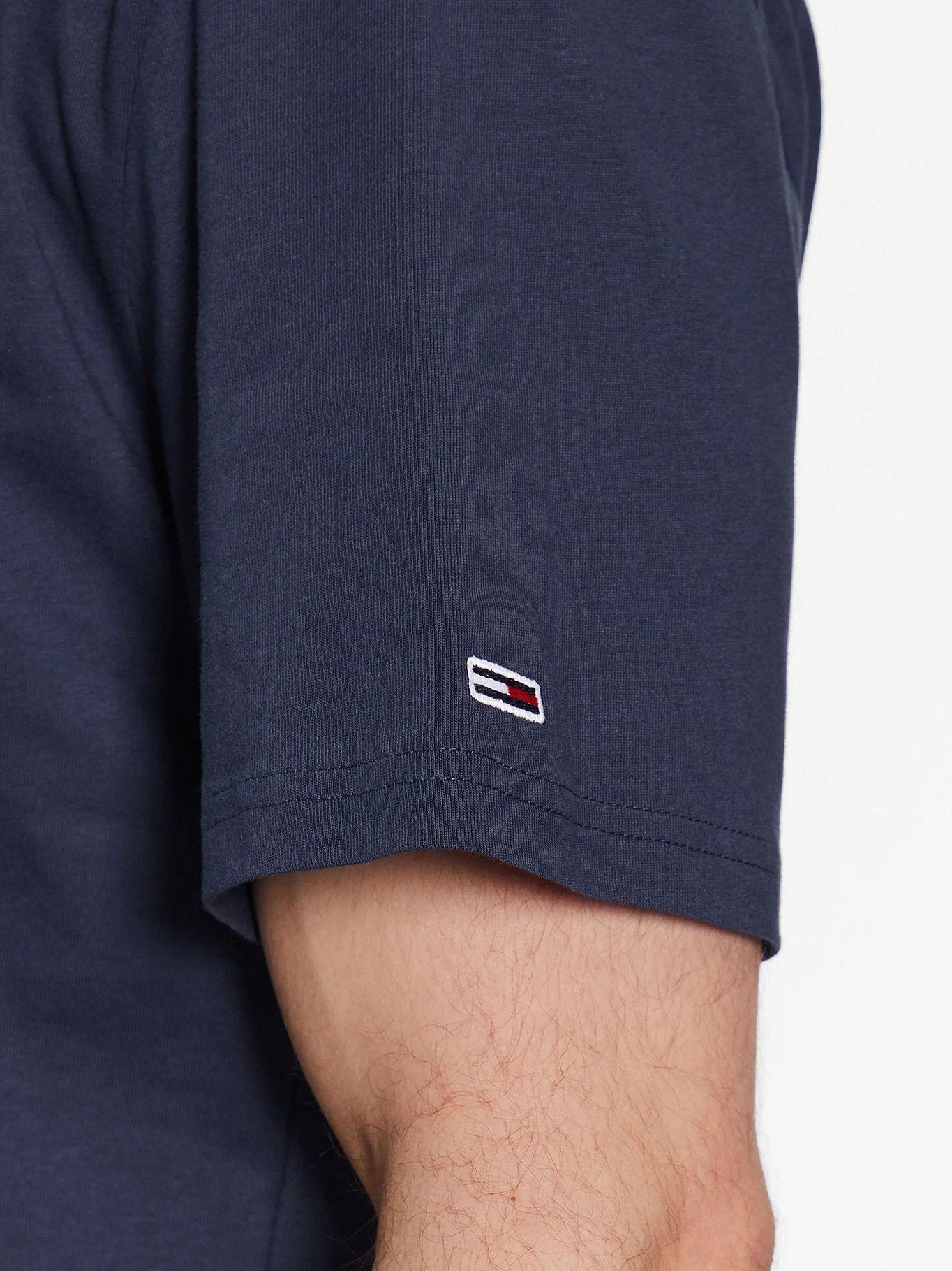 Polera Regular Small Logo Azul Tommy Jeans-4