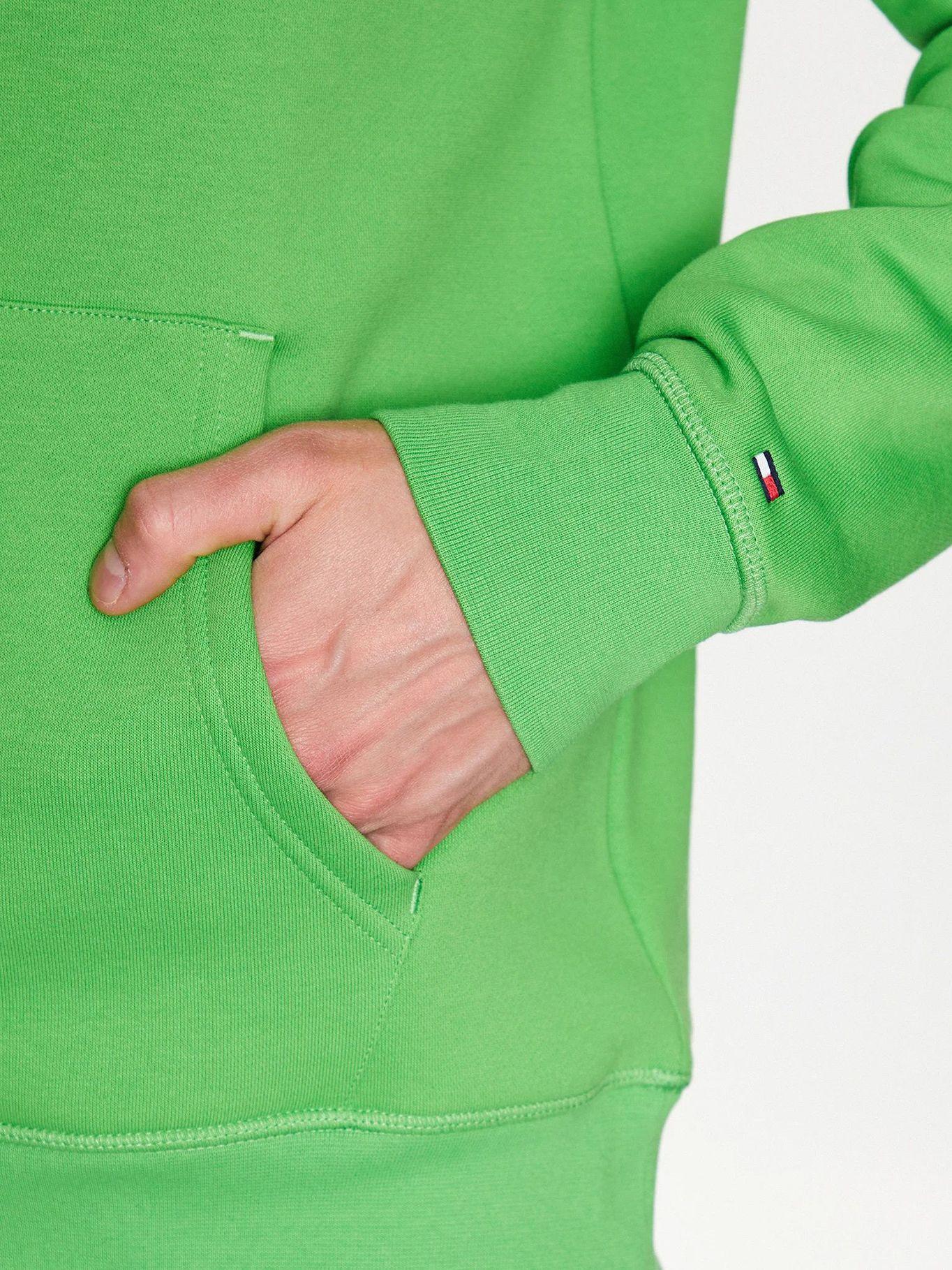 Polerón Hoodie Curv Logo LWY Verde Tommy Hilfiger-3