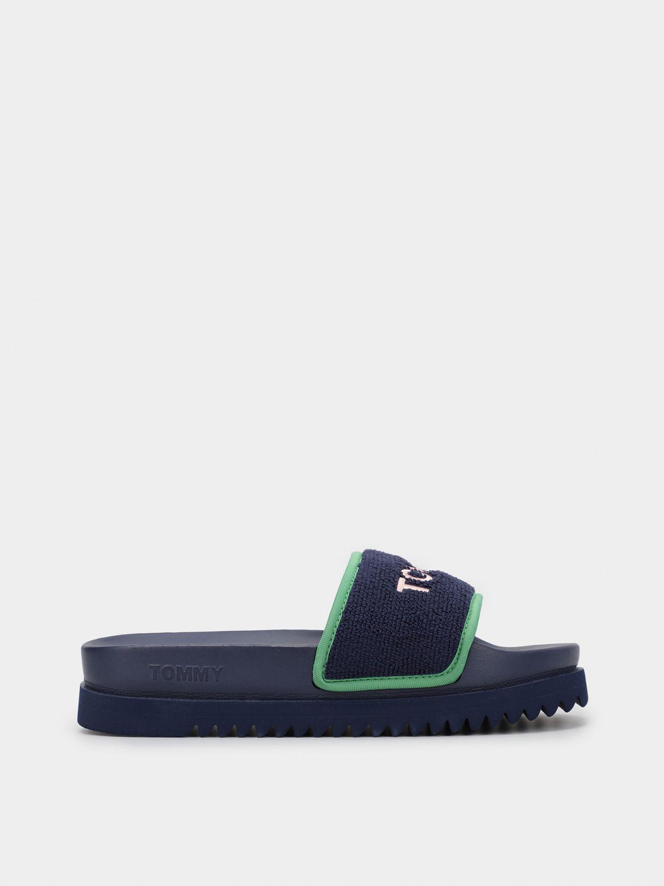 Sandalias Elevated Dentadas Azul Tommy Hilfiger-1