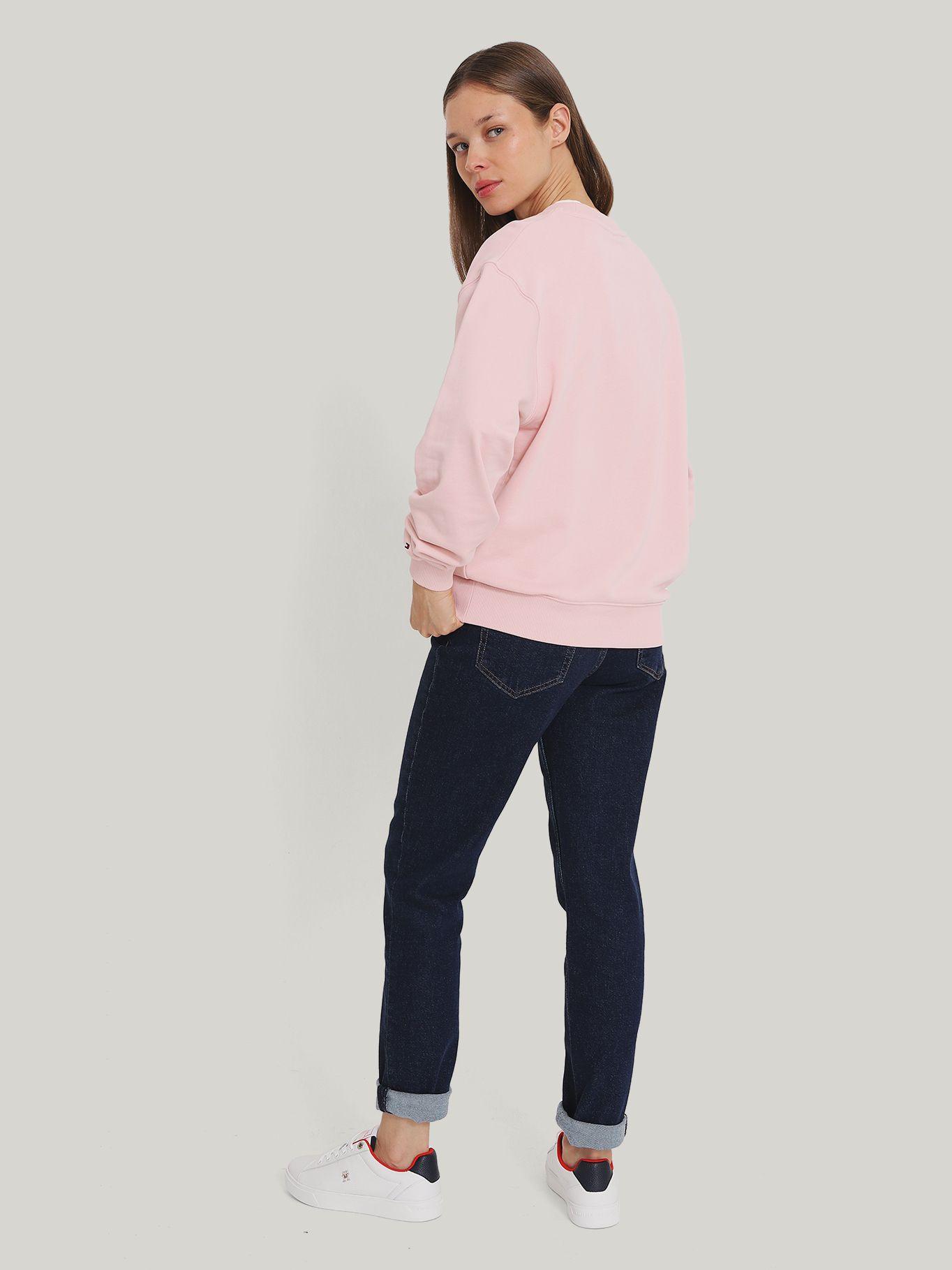 Polerón Script Con Logo Rosado Tommy Hilfiger-2