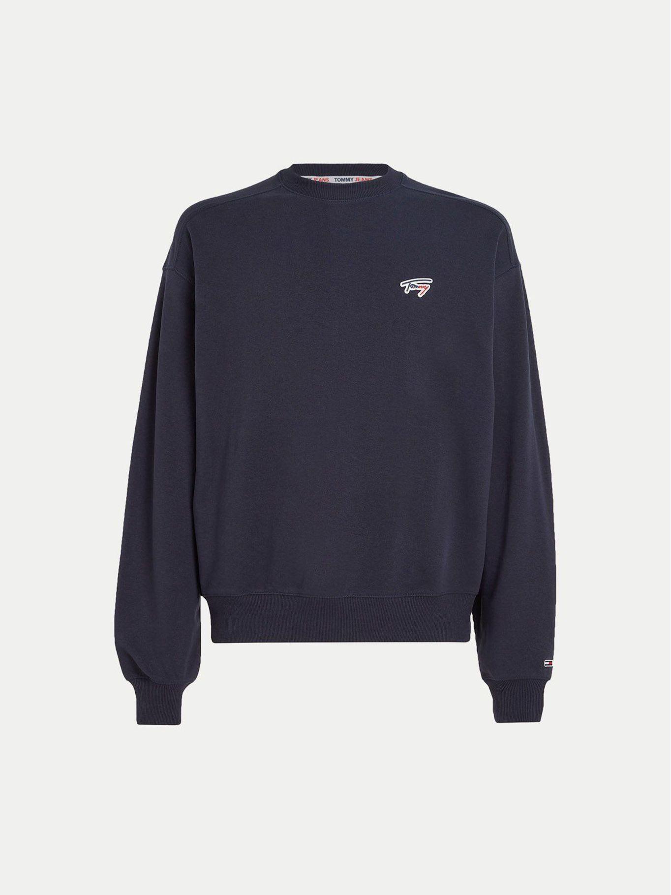 Polerón Boxy Signature Azul Tommy Jeans-3