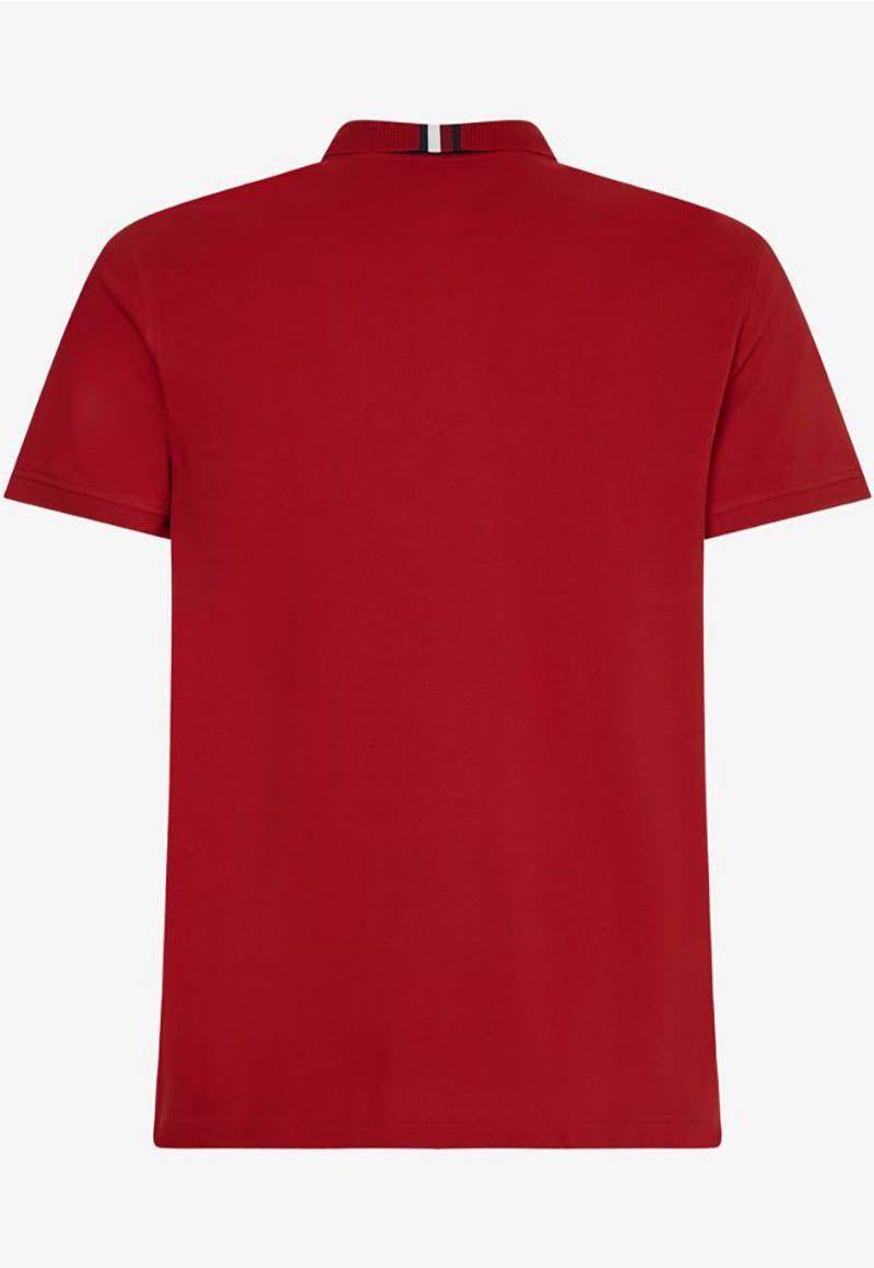 Polo Icon Crest Slim Fit Rojo Tommy Hilfiger-1