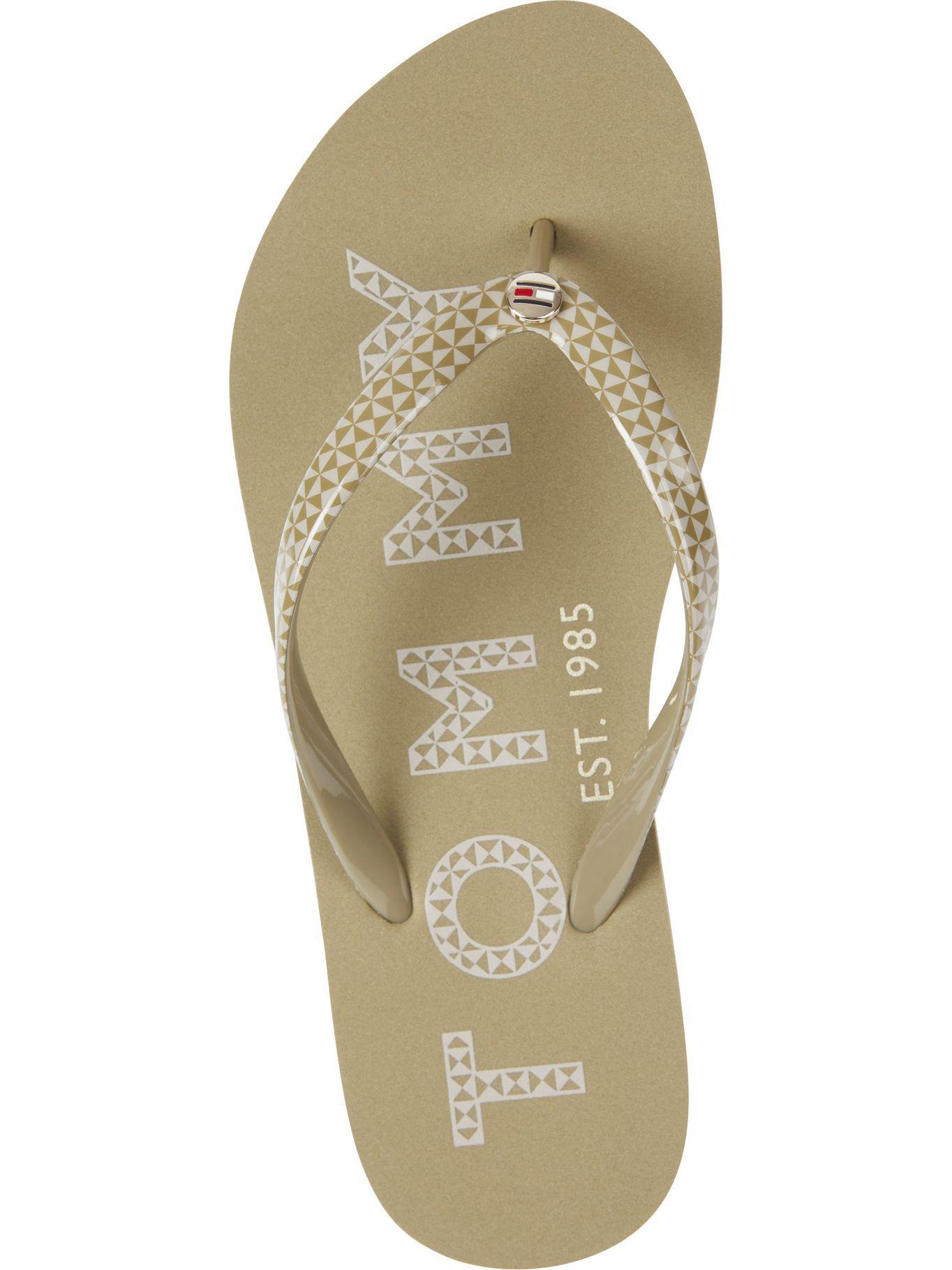 Sandalias Logo Dorado Tommy Hilfiger A2-1