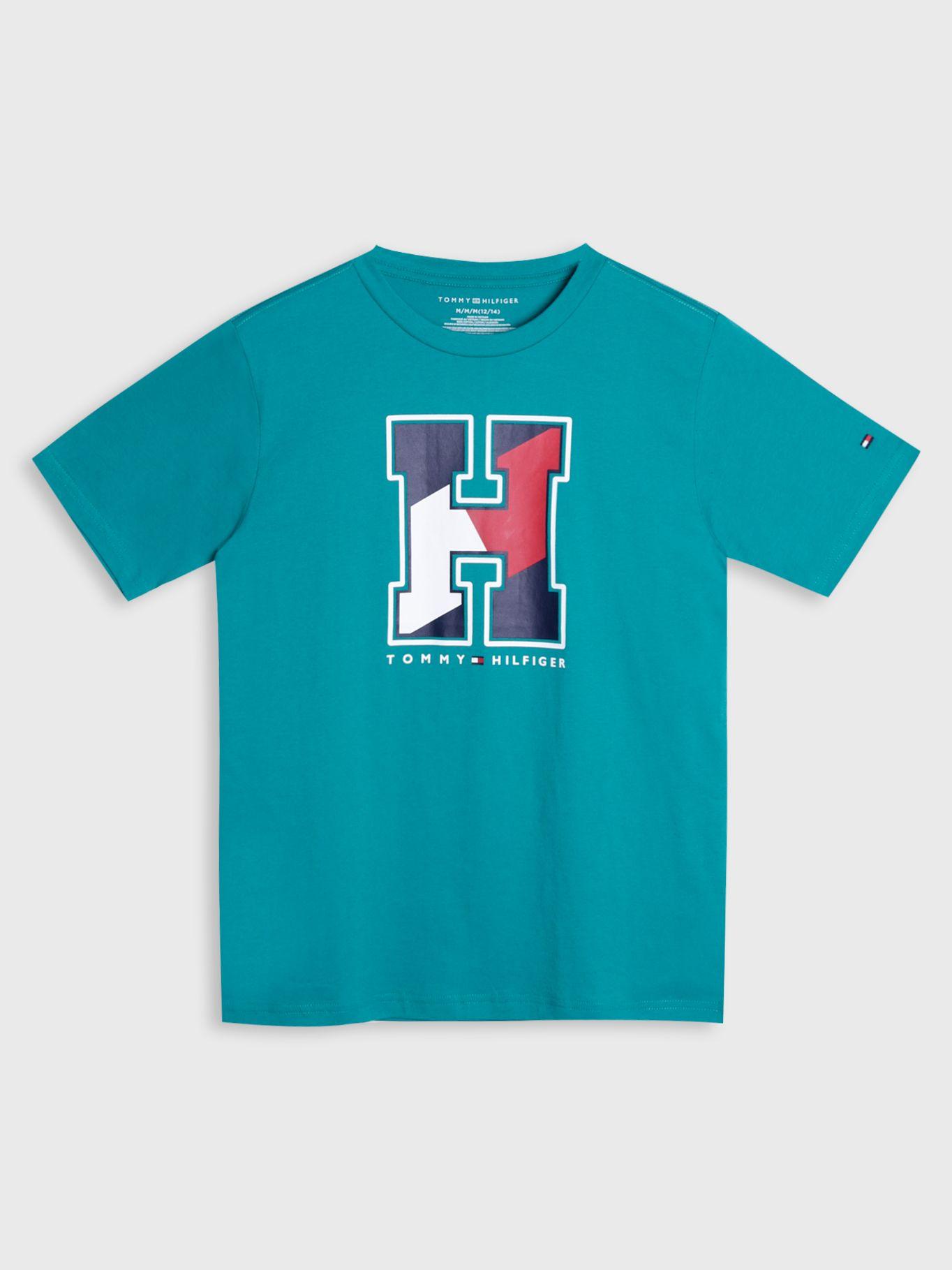 Polera Graphic y Logo Verde Tommy Hilfiger-0