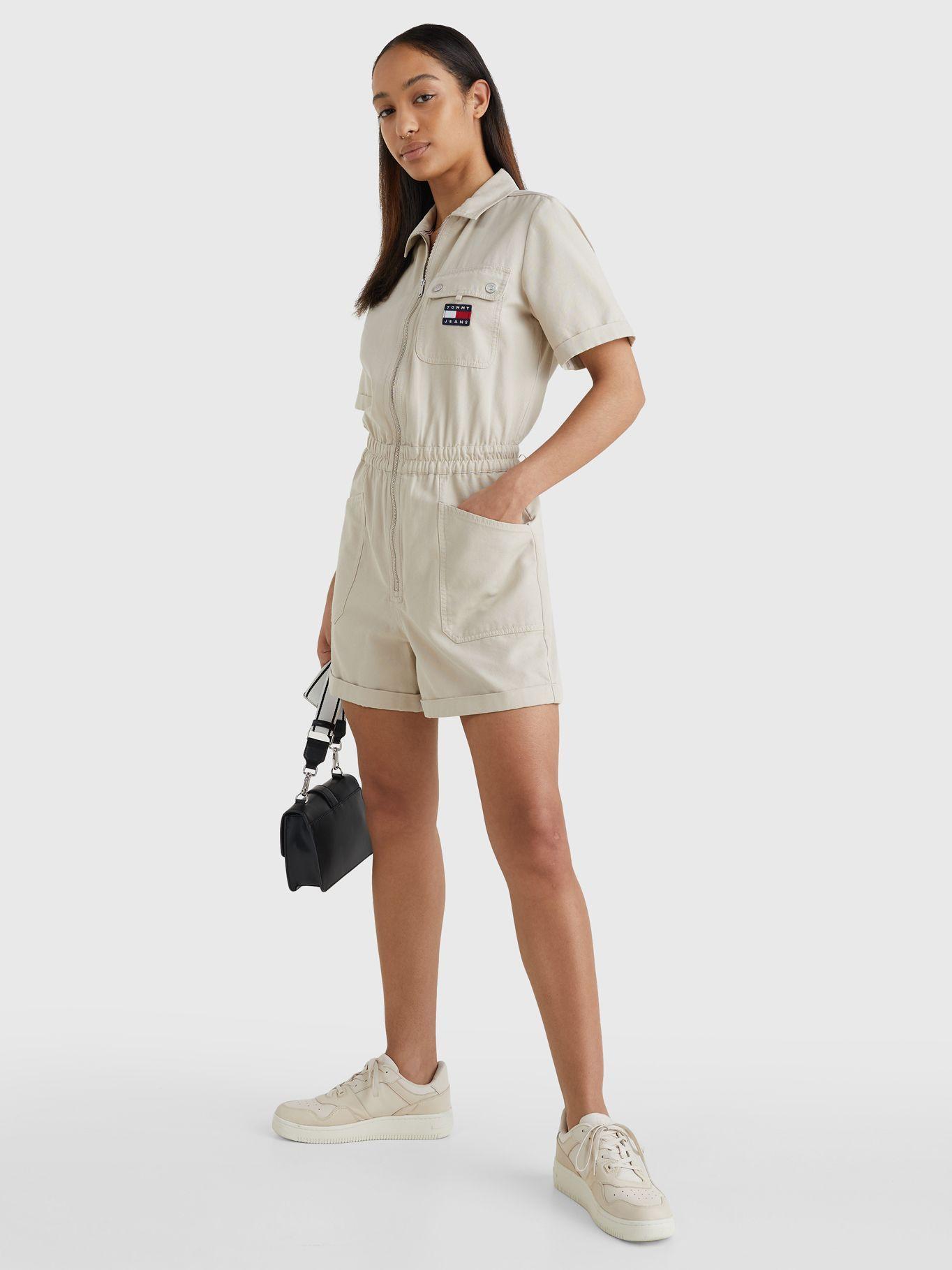 Jumpsuit Surplus Solid Beige Tommy Jeans-3