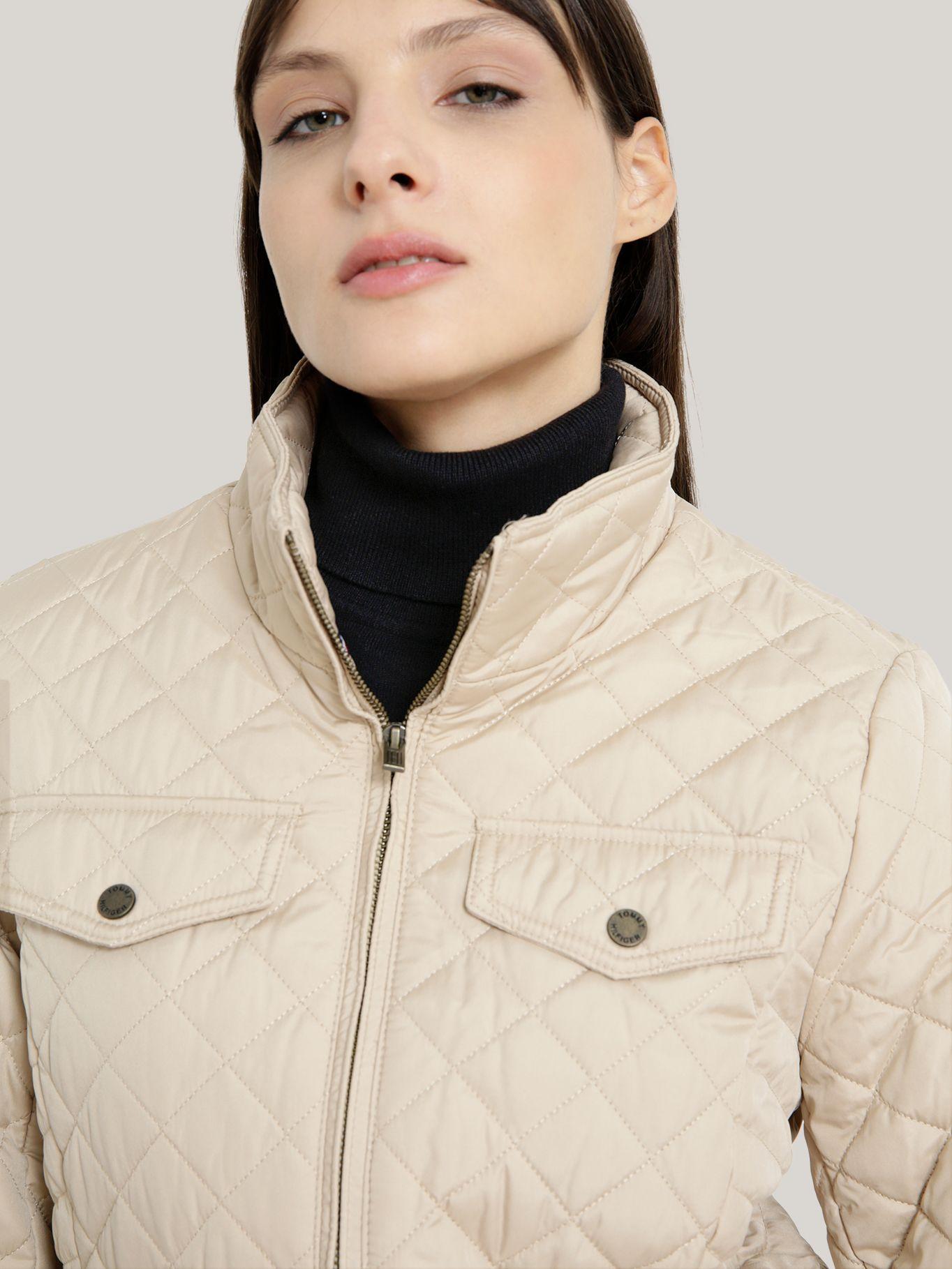 CHAQUETA ACOLCHADA CIERRE BEIGE TOMMY HILFIGER-4