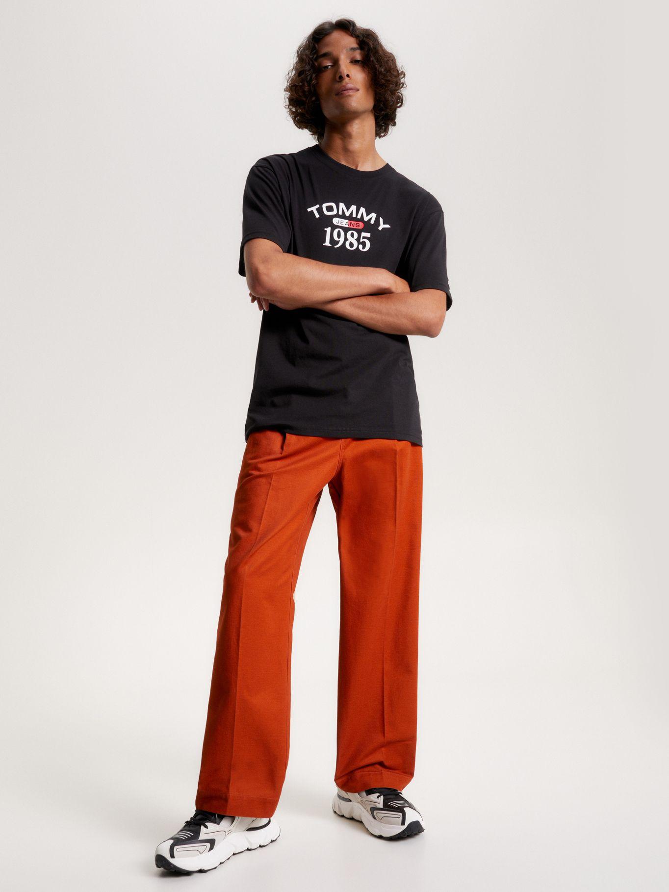 Polera Classic 1985 Curved Negro Tommy Jeans-1
