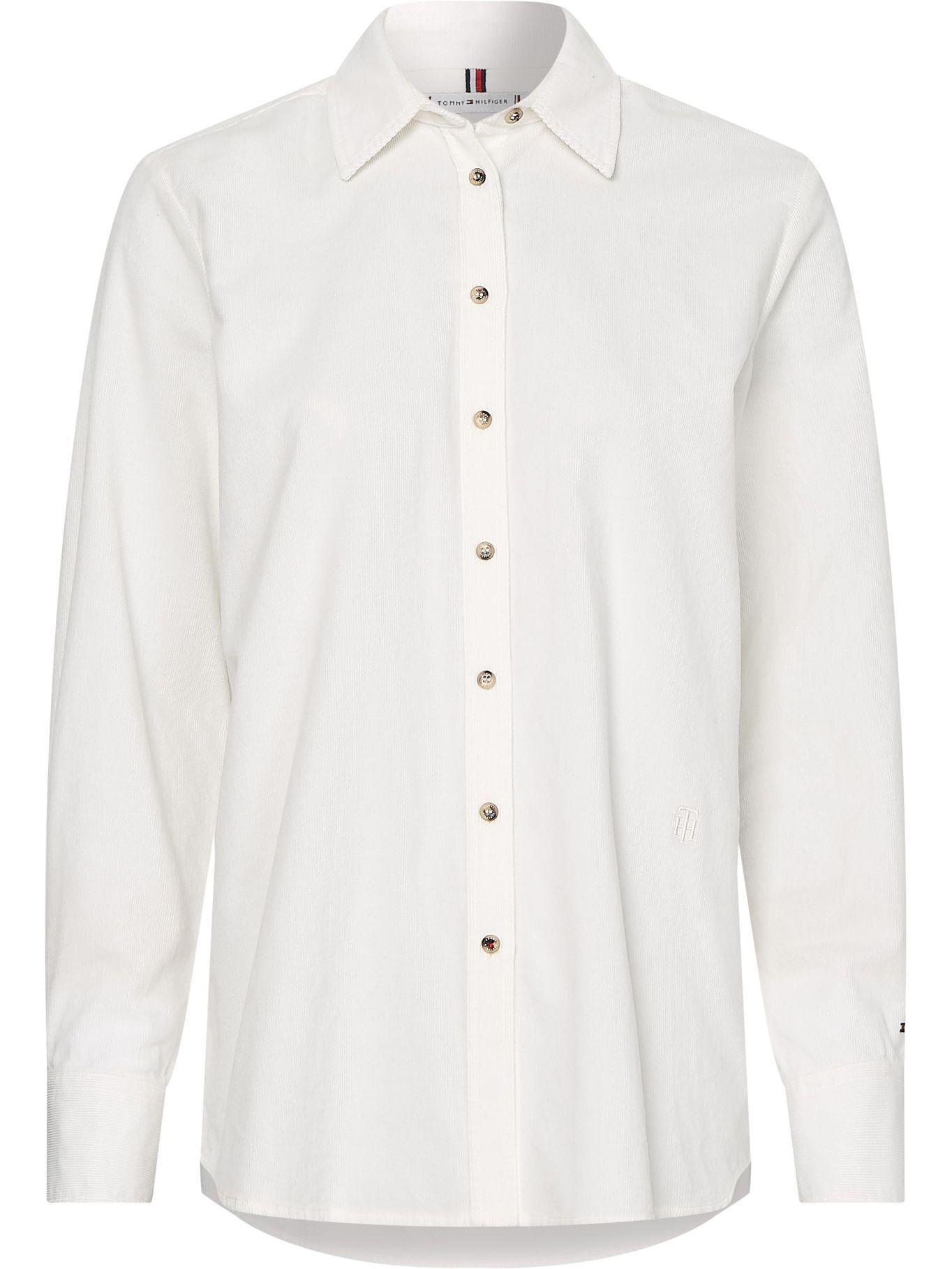 Camisa Corduroy Blanco Tommy Hilfiger A2-0