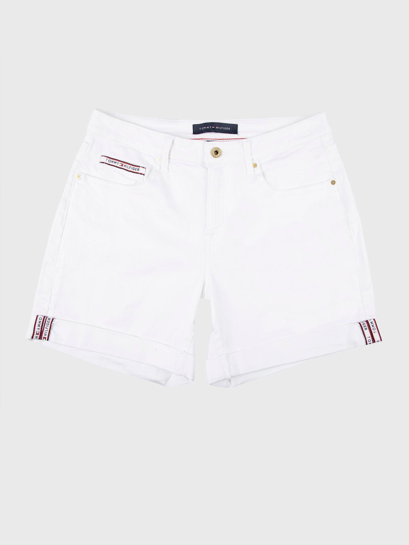 Shorts Logo Tape  Blanco Tommy Hilfiger-0