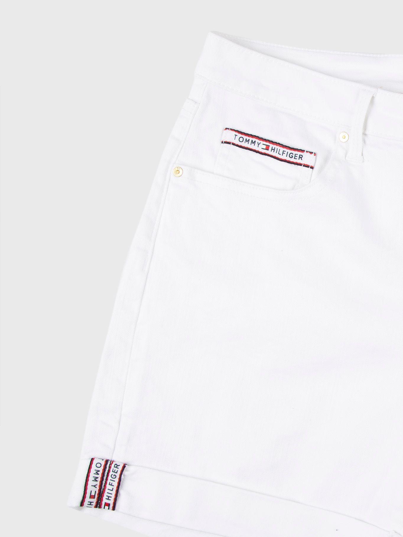 Shorts Logo Tape  Blanco Tommy Hilfiger-2