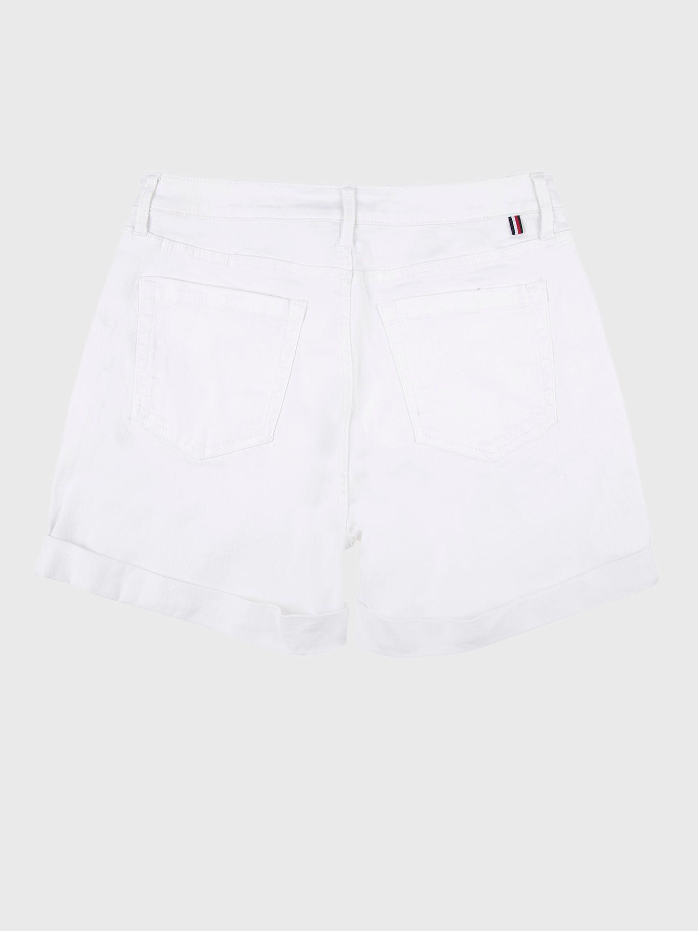 Shorts Logo Tape  Blanco Tommy Hilfiger-1