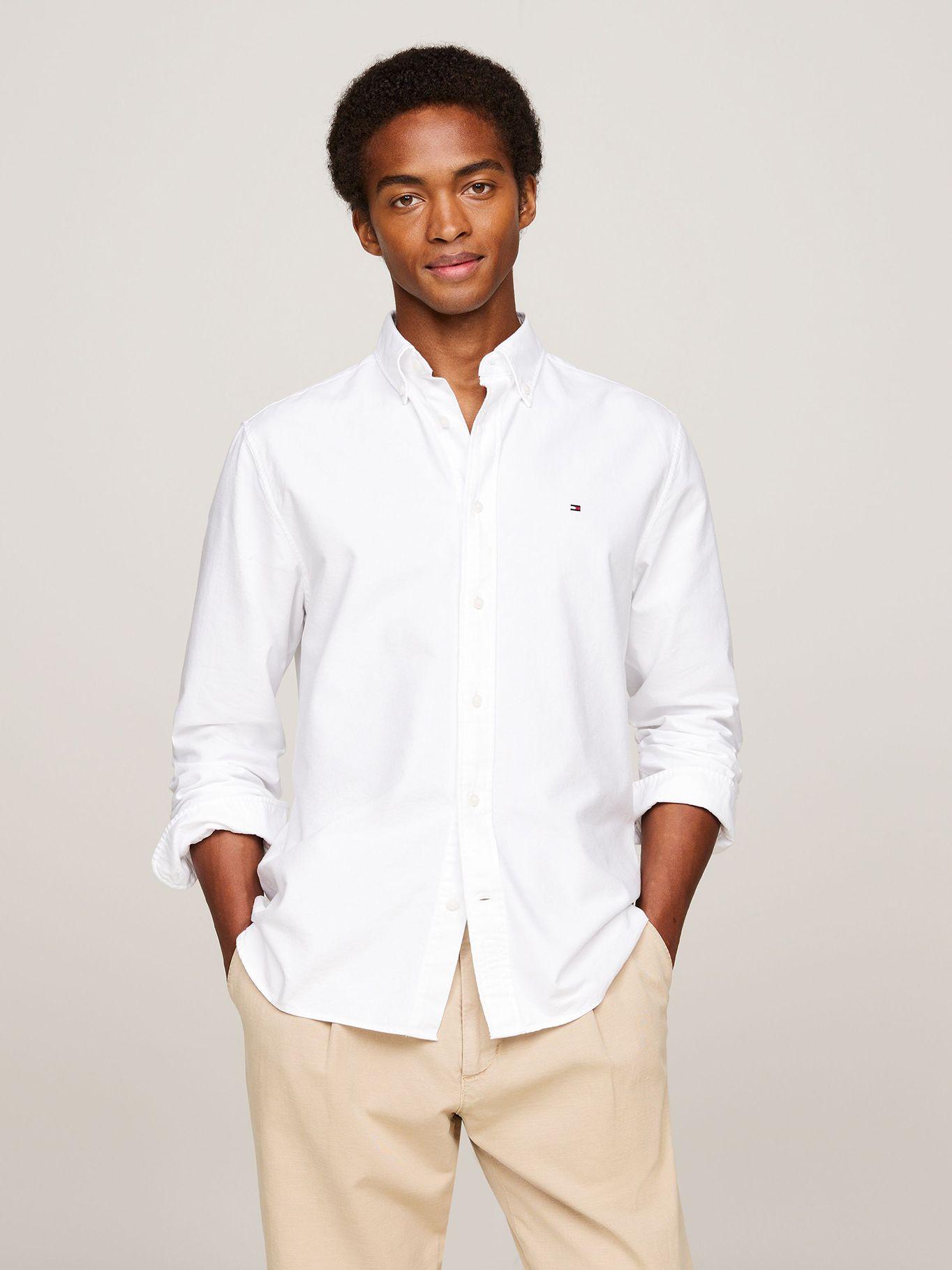 Camisa Oxford Regular Fit YCF Blanco Tommy Hilfiger-0