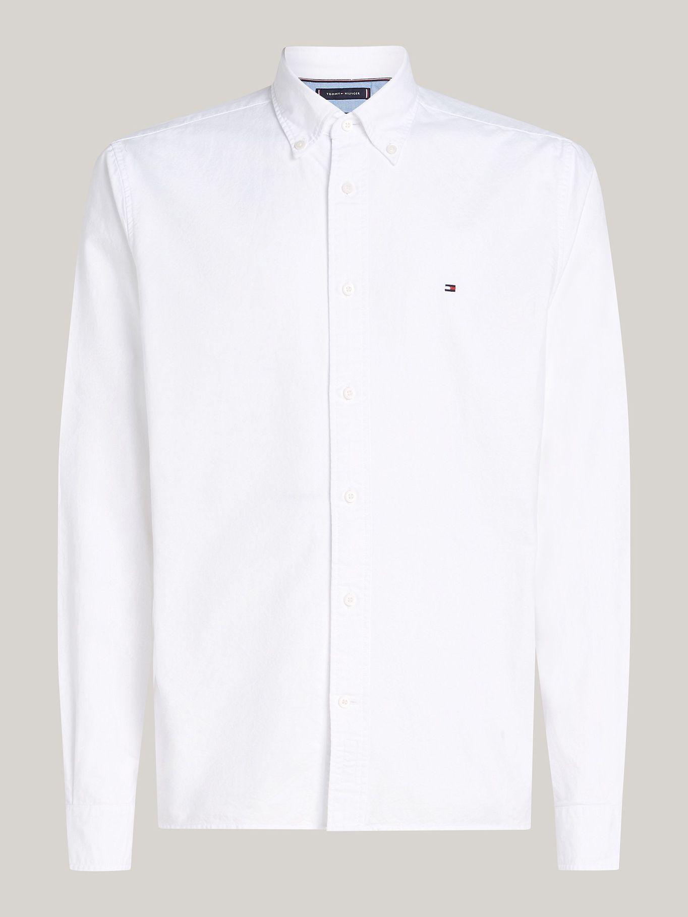 Camisa Oxford Regular Fit YCF Blanco Tommy Hilfiger-4