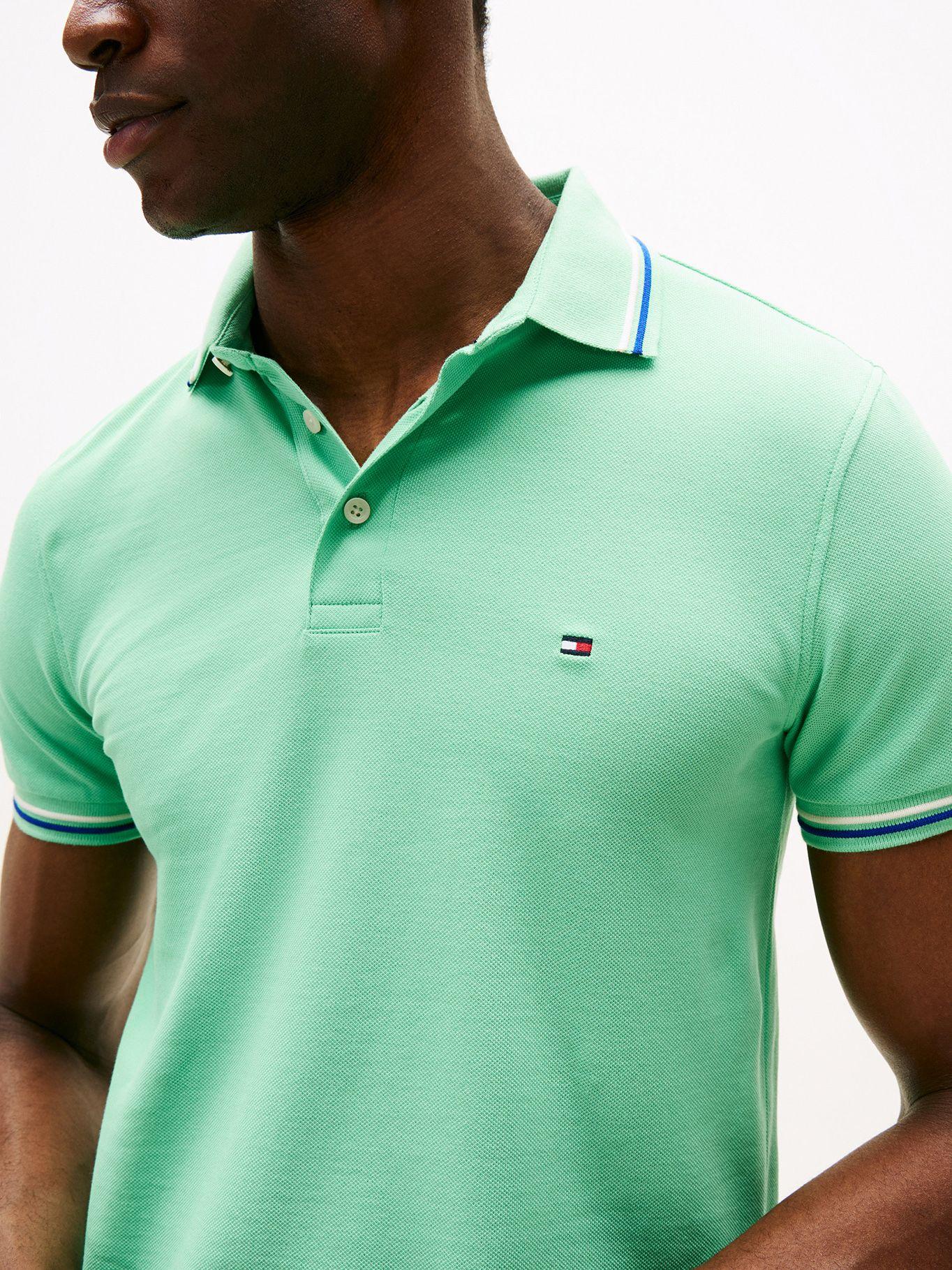 Polo Seasonal Ribeteado Slim Fit Ver LZ7 Tommy Hilfiger-3