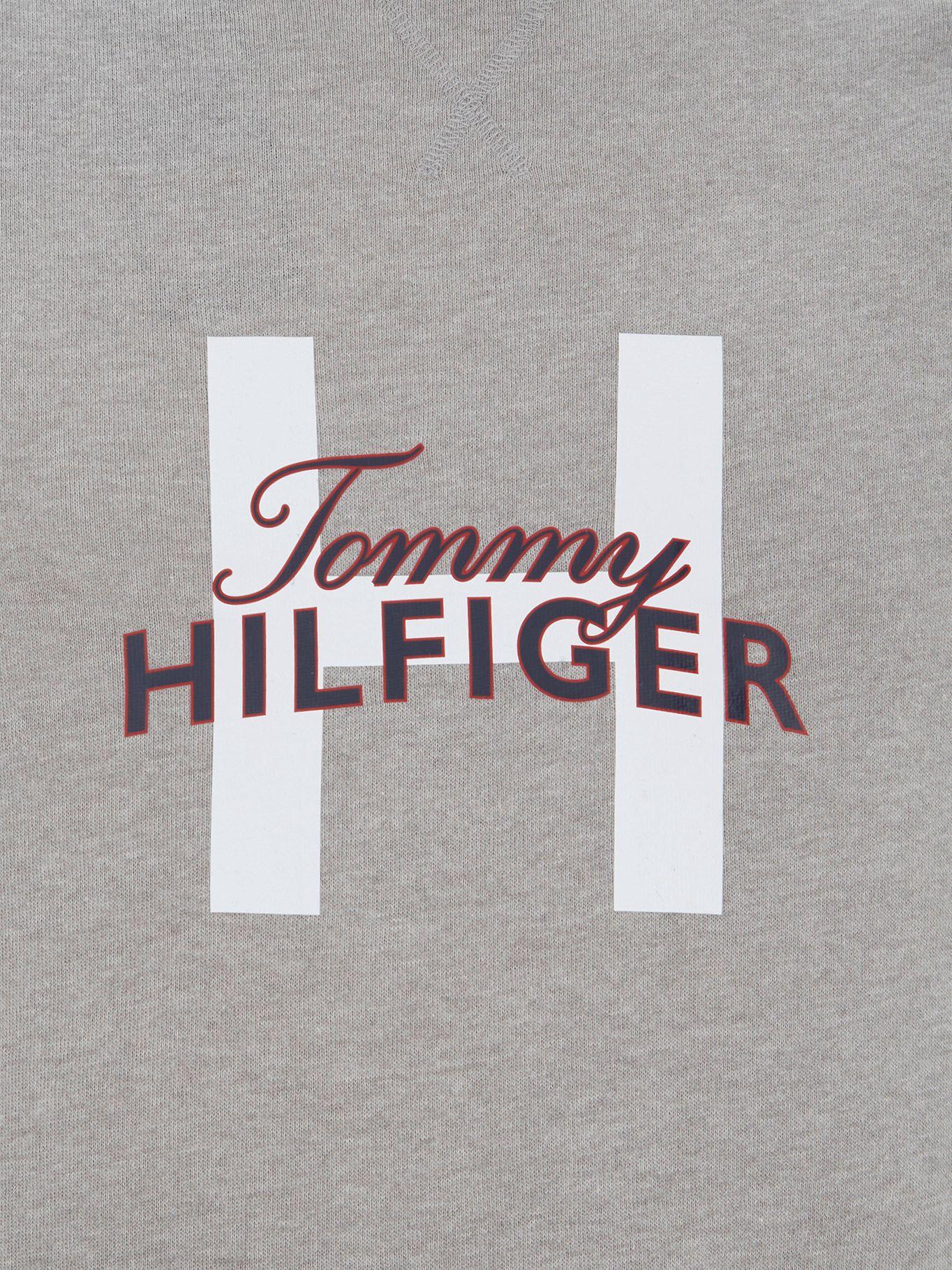 Pijama Manga Larga Essential Logo Gris Tommy Hilfiger-2