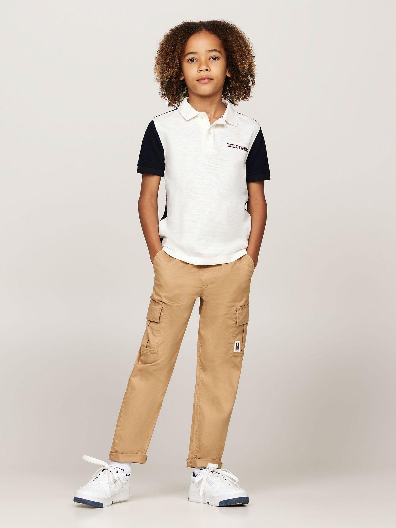 Polo Monotype Colorblock Multicolor Tommy Hilfiger-1