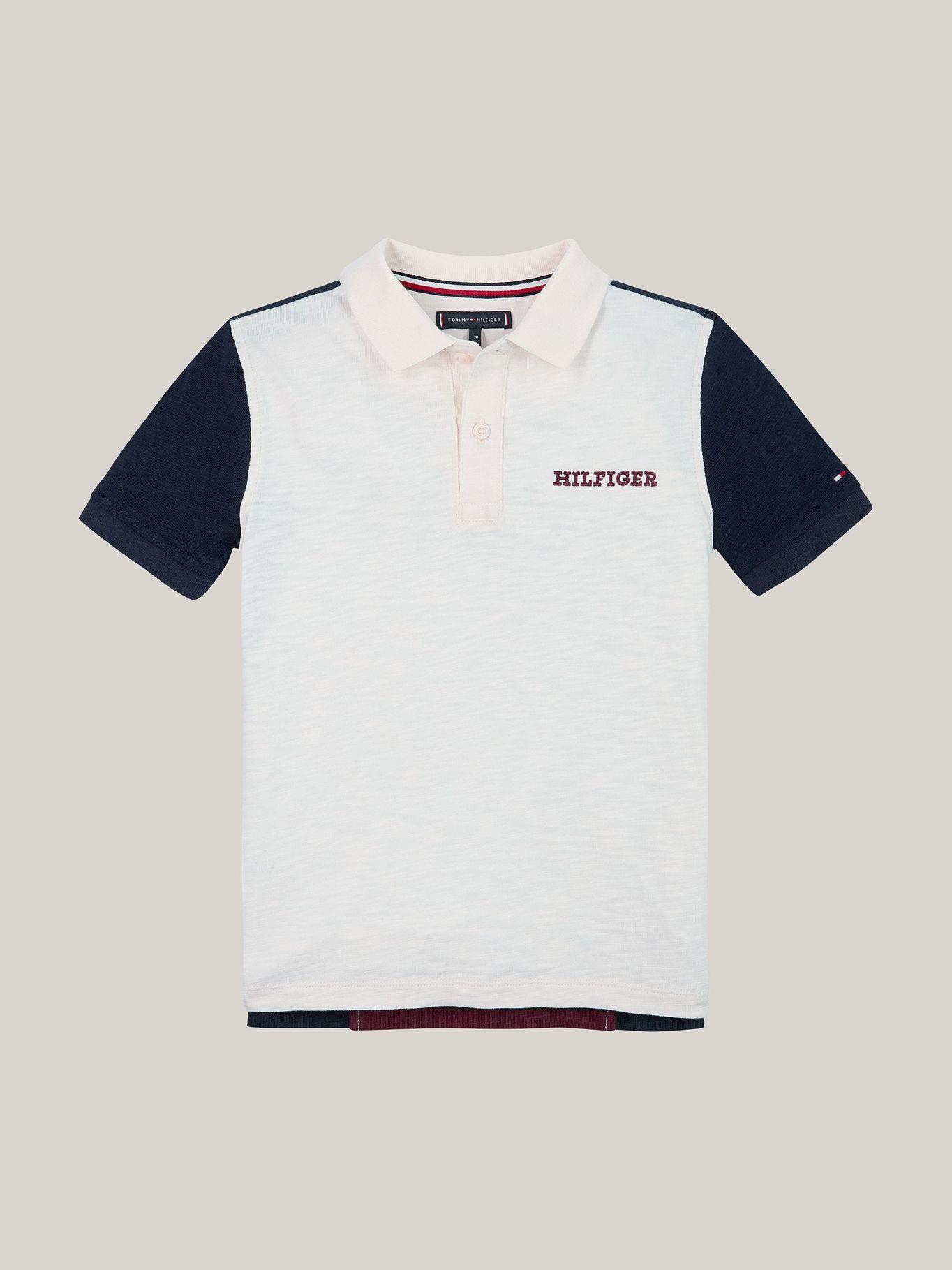 Polo Monotype Colorblock Multicolor Tommy Hilfiger-4