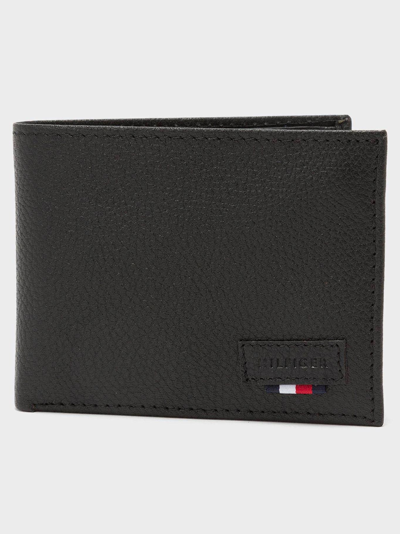 Billetera De Cuero Clásica Negro Tommy Hilfiger-0
