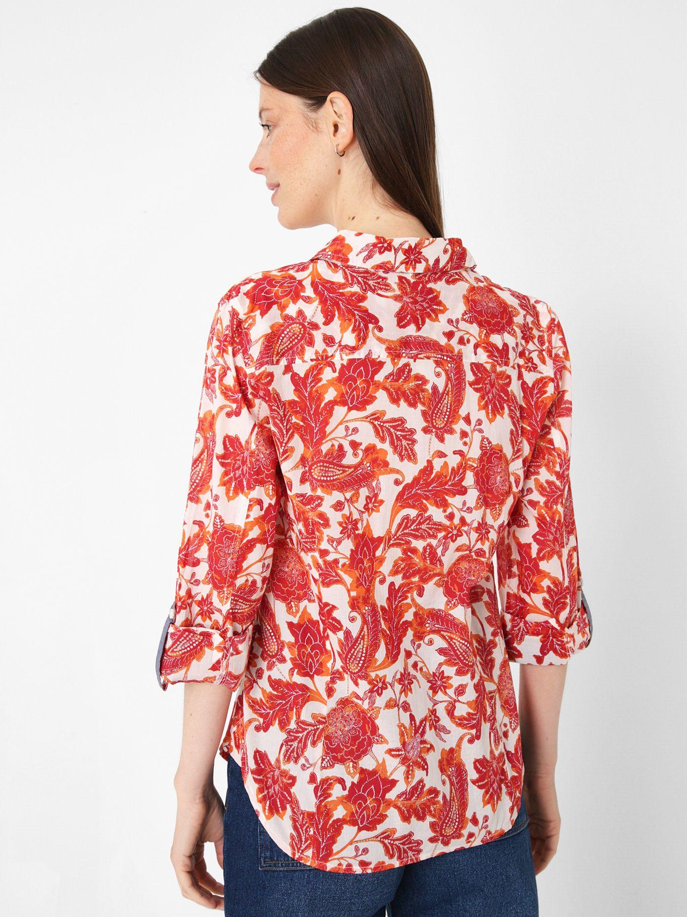 Camisa Diseño Floral Rojo Tommy Hilfiger-2