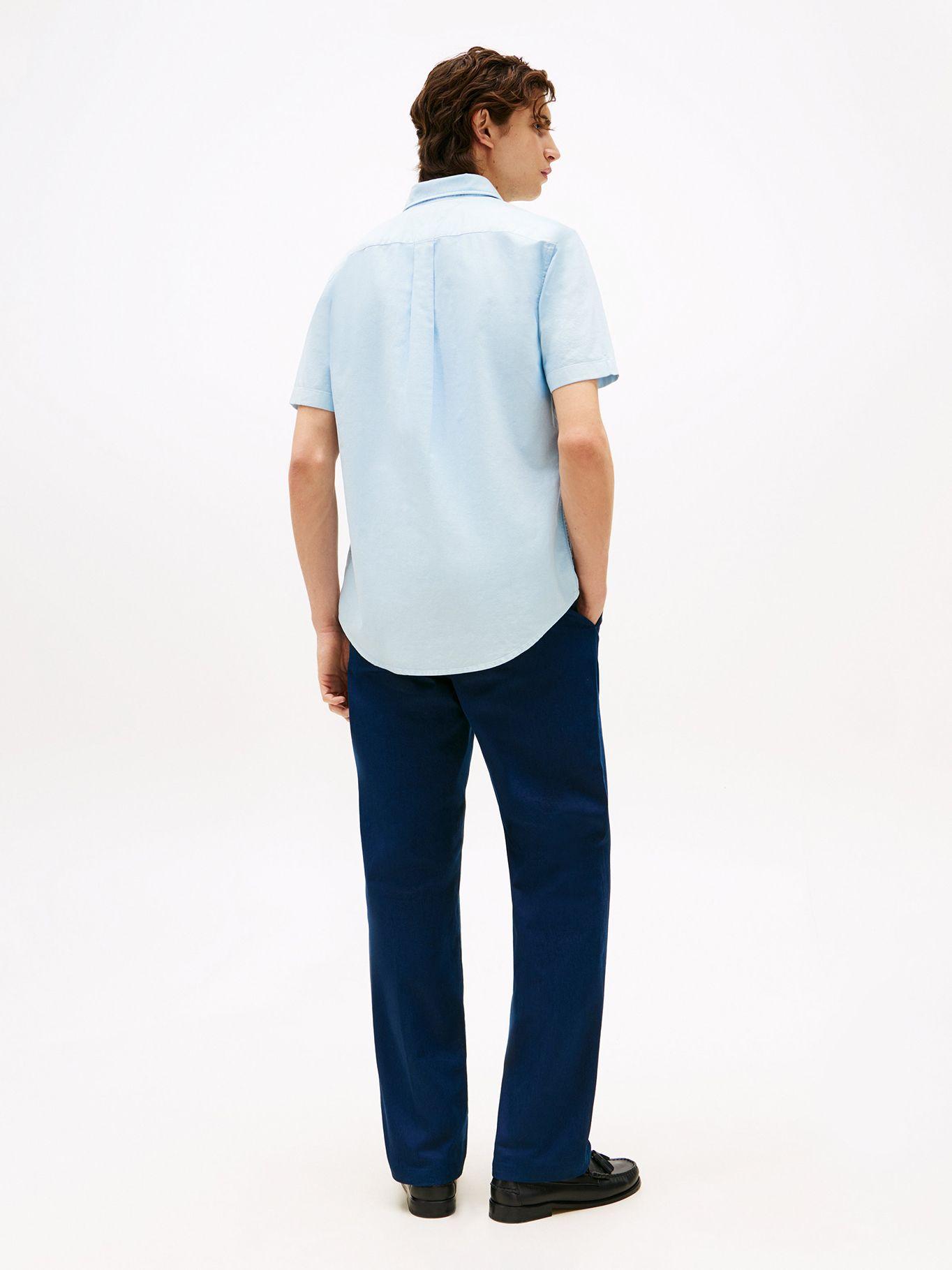 Camisa Oxford Regular Fit Celeste Tommy Hilfiger-2