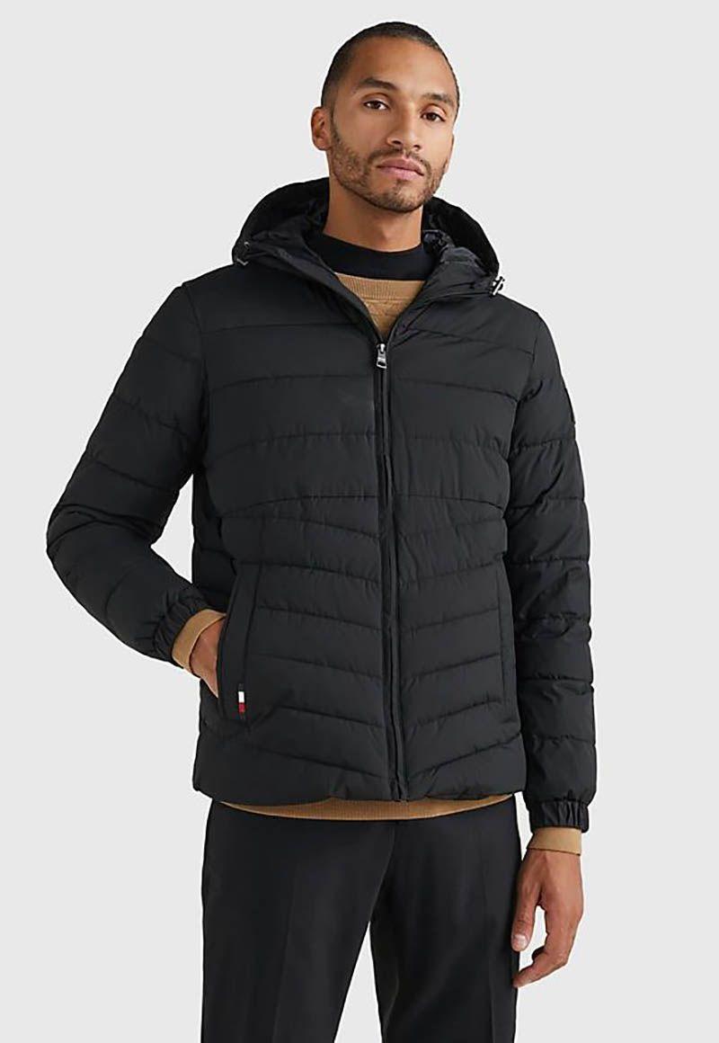 Parka Hoodie Branded Logo Negro Tommy Hilfiger-0
