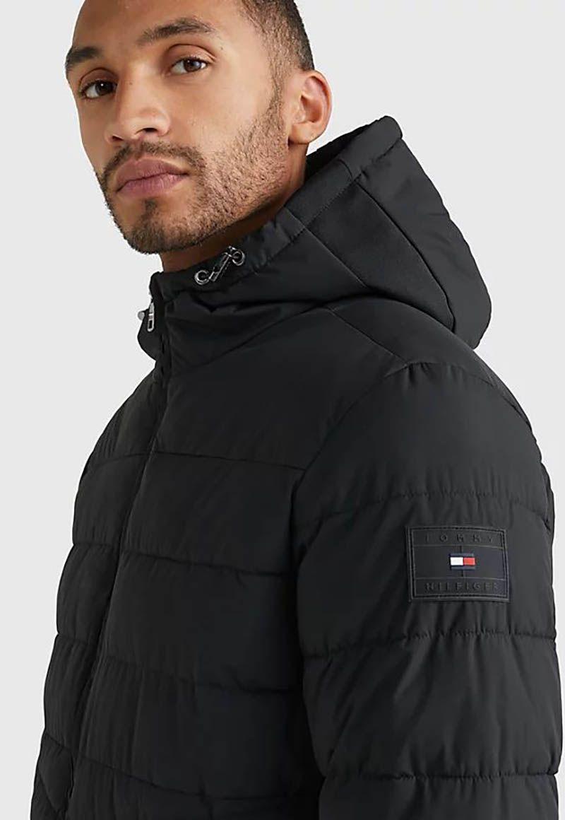 Parka Hoodie Branded Logo Negro Tommy Hilfiger-3
