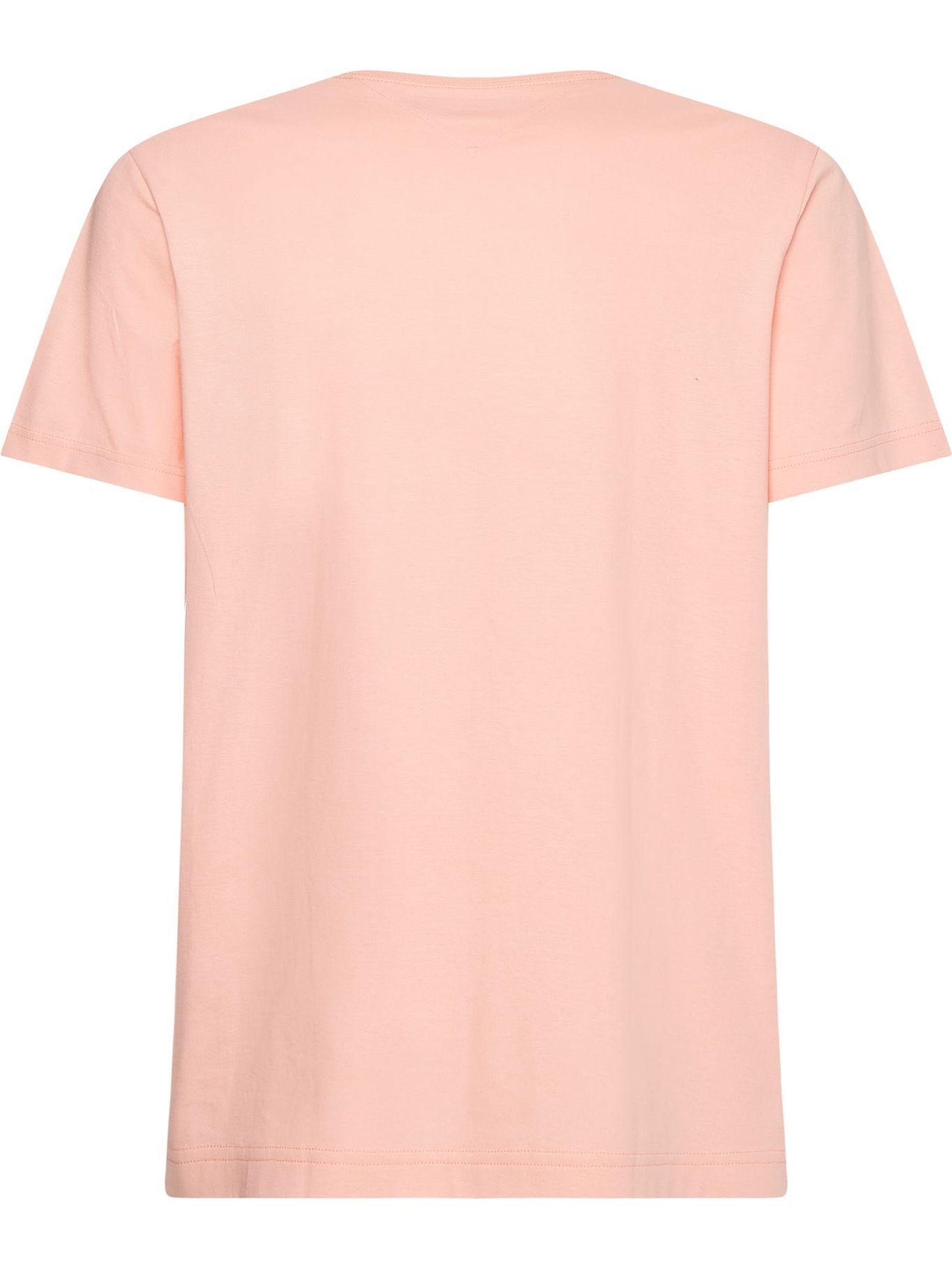 Polera Essential Cotton C-Neck Slim Fit Damasco Tommy Hilfiger-1