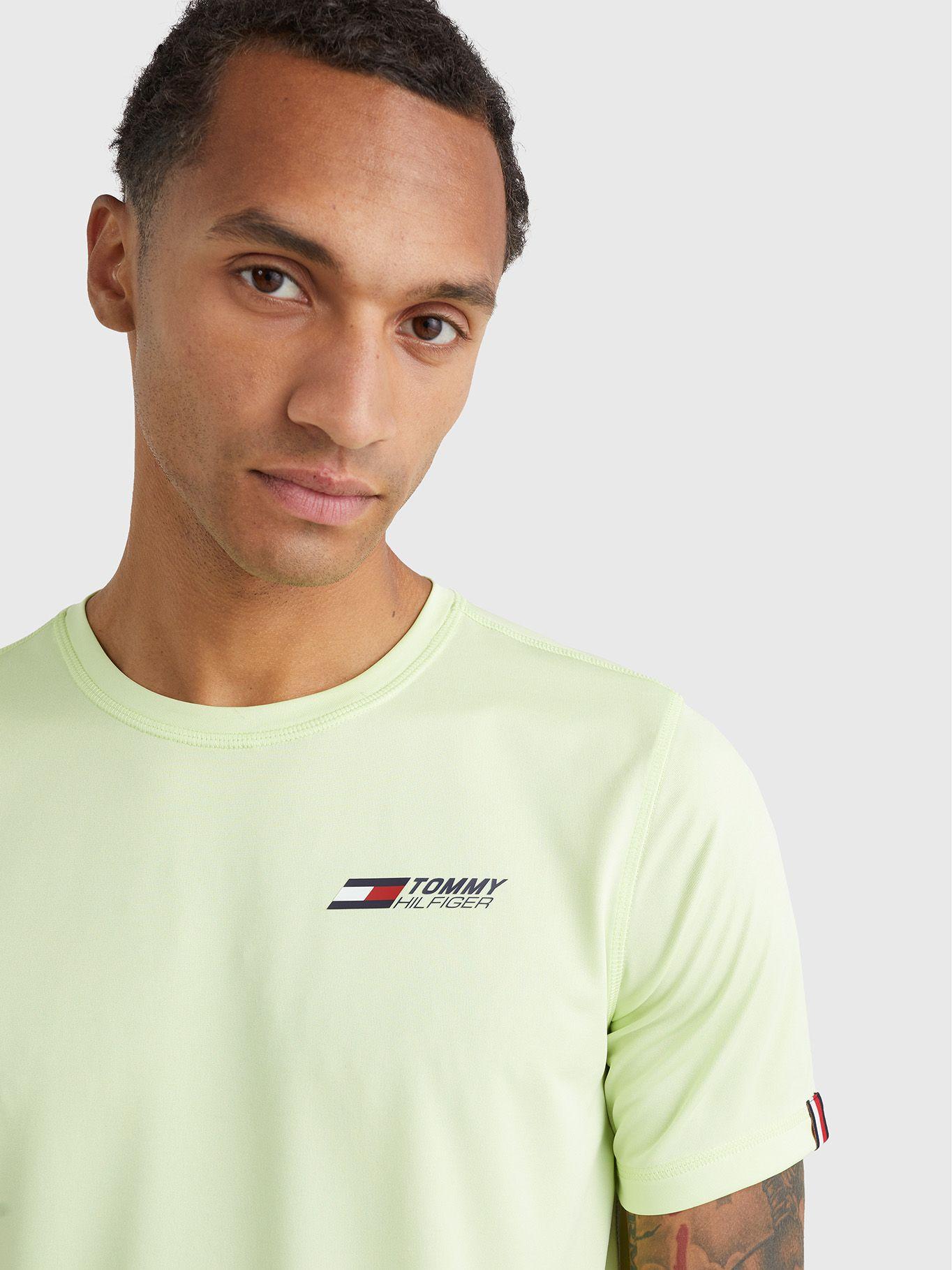 Polera Sport Essential Slim Fit Amarillo Tommy Hilfiger-5
