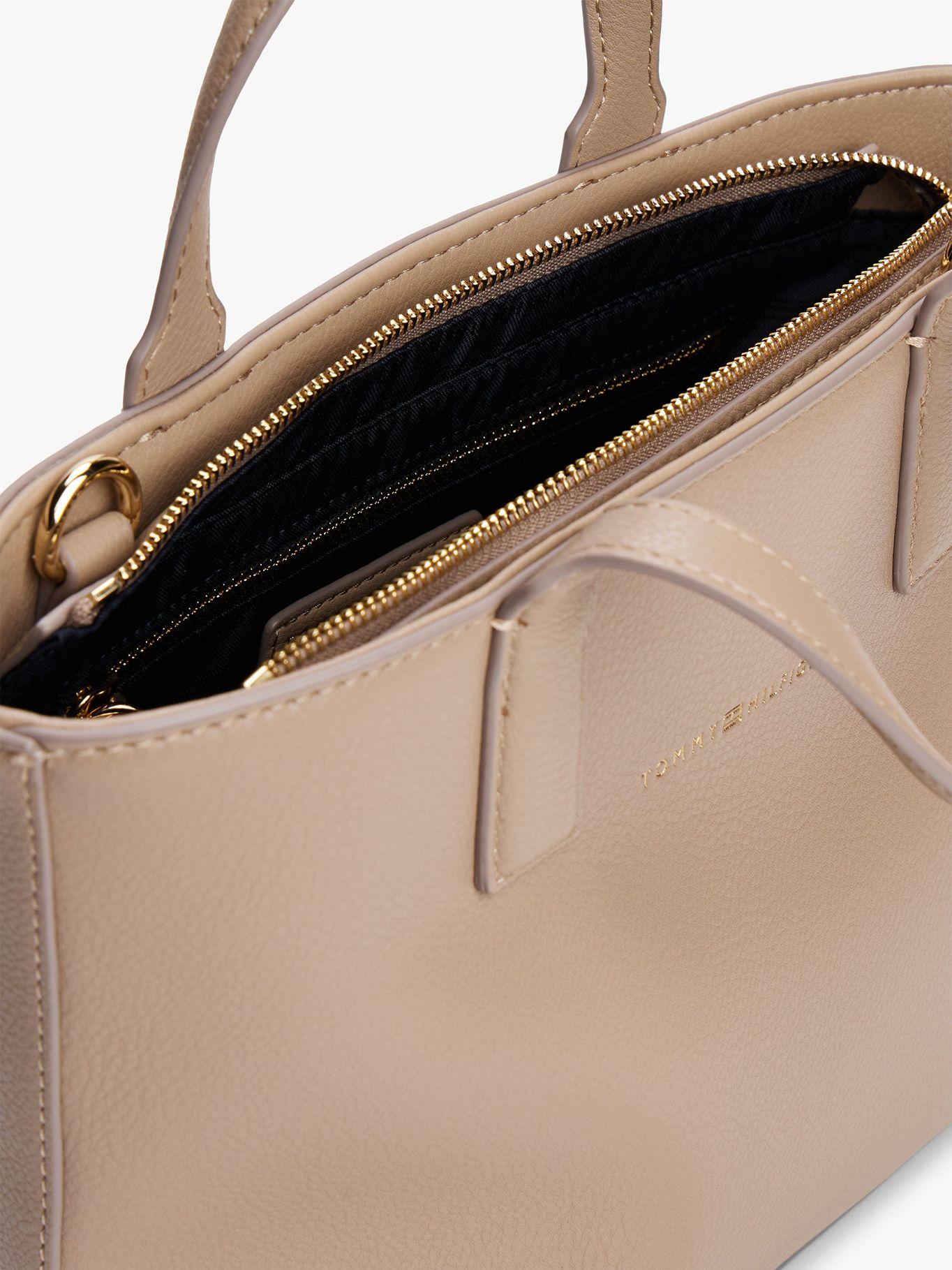 Tote Con Bandolera Textil Beige Tommy Hilfiger-3