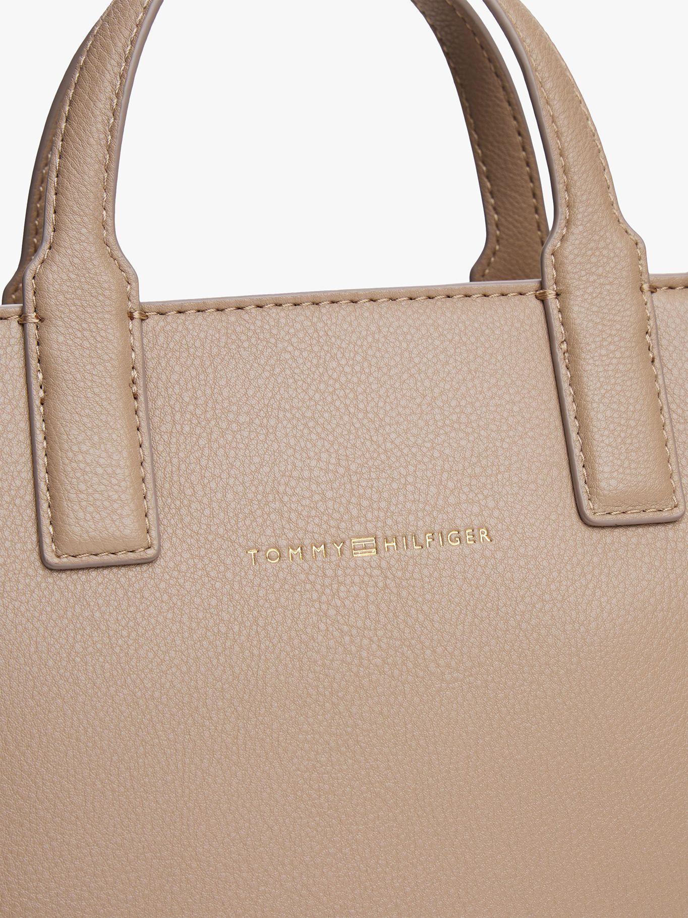 Tote Con Bandolera Textil Beige Tommy Hilfiger-4