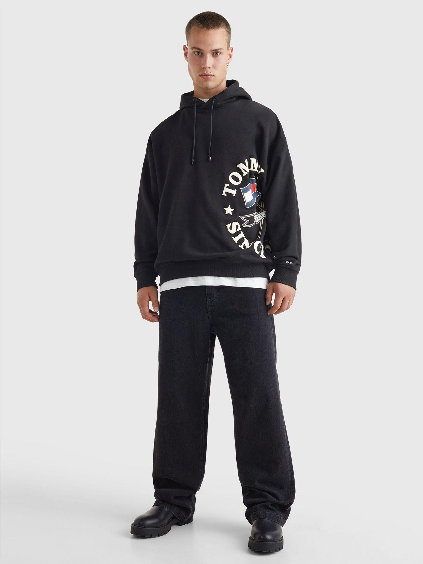 Polerón Hoodie Skater Prepy Negro Tommy Hilfiger-1