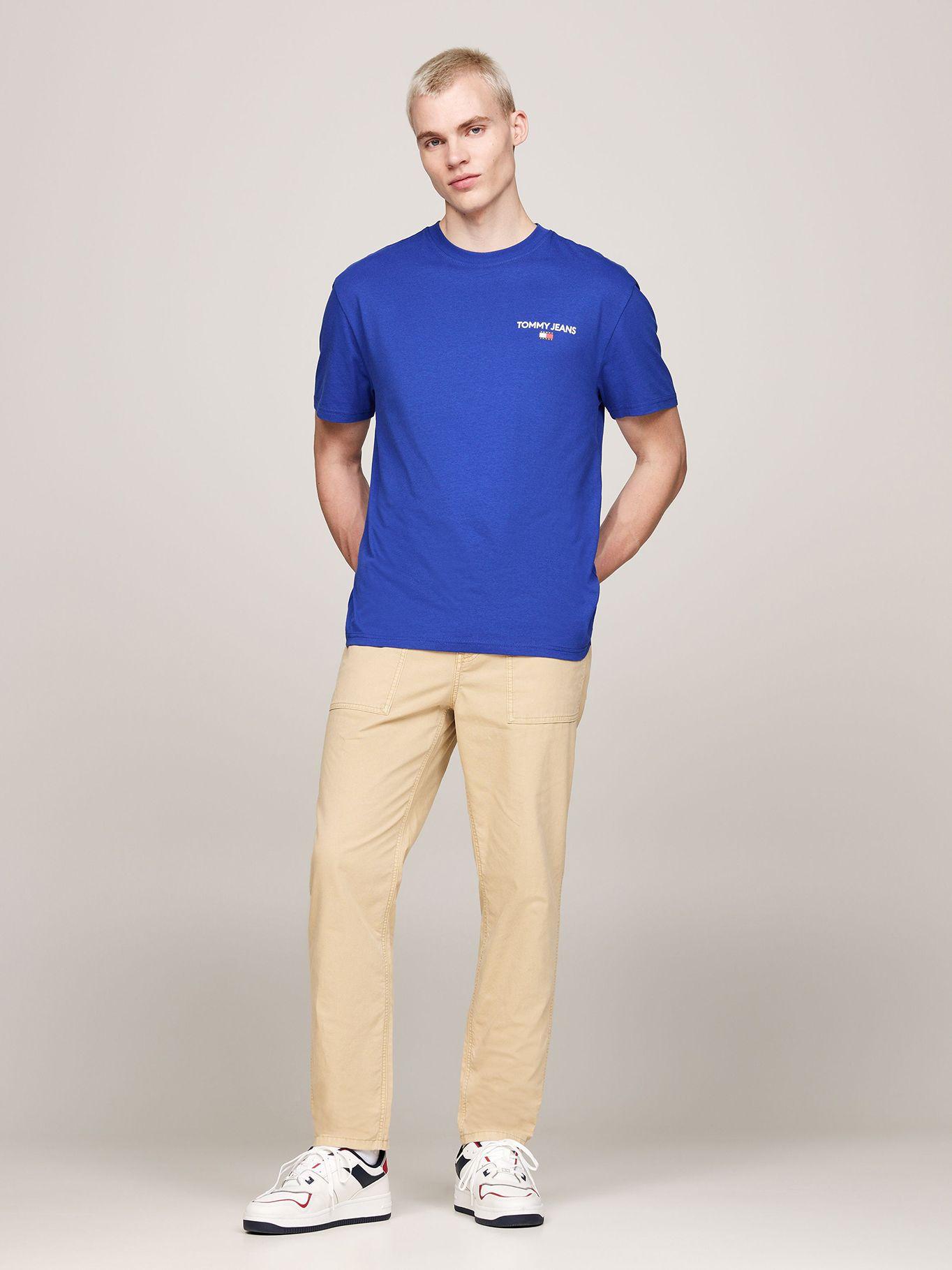 Polera Con Logo En La Espalda Azul Tommy Jeans-1