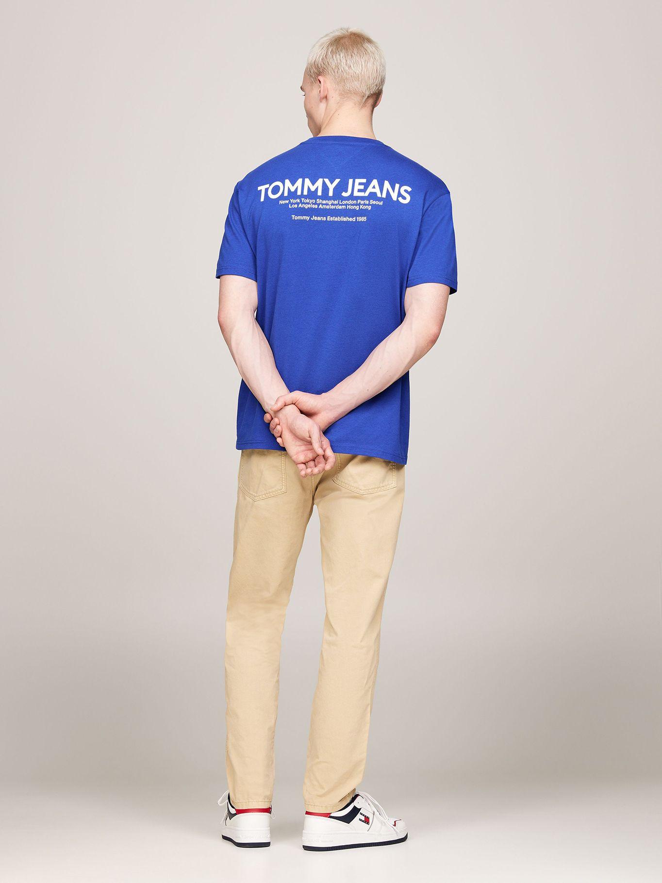 Polera Con Logo En La Espalda Azul Tommy Jeans-2