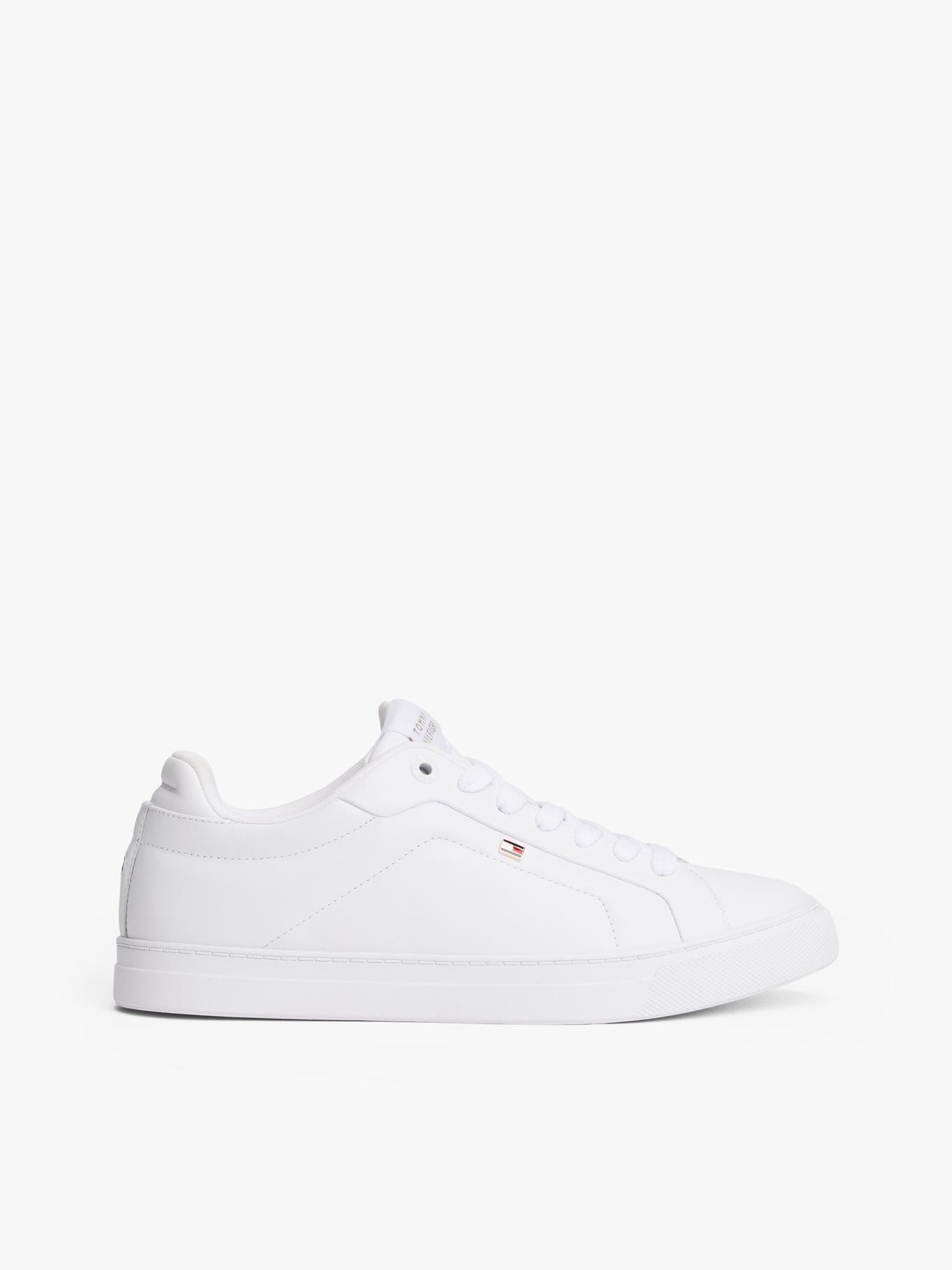 Zapatillas En Cuero Icon Court Blanco Tommy Hilfiger-5