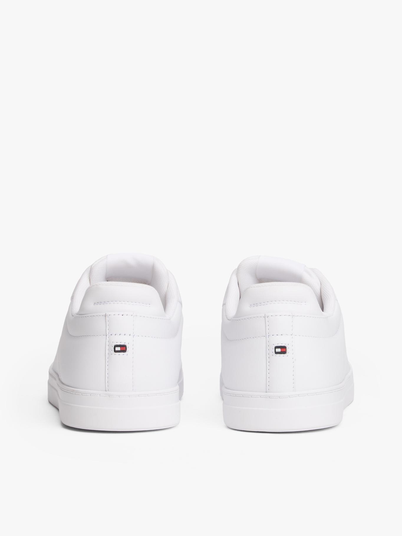 Zapatillas En Cuero Icon Court Blanco Tommy Hilfiger-2