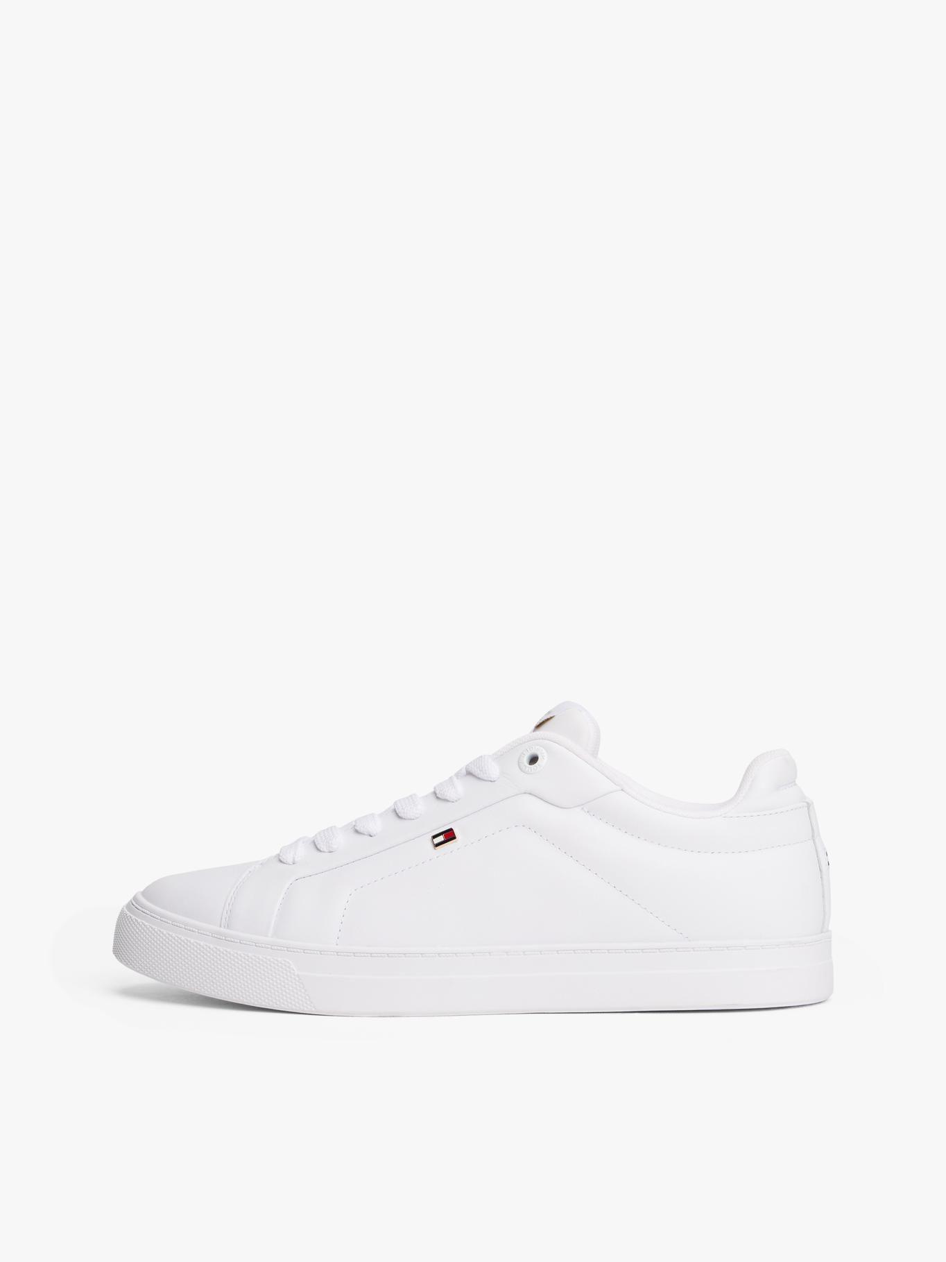 Zapatillas En Cuero Icon Court Blanco Tommy Hilfiger-6