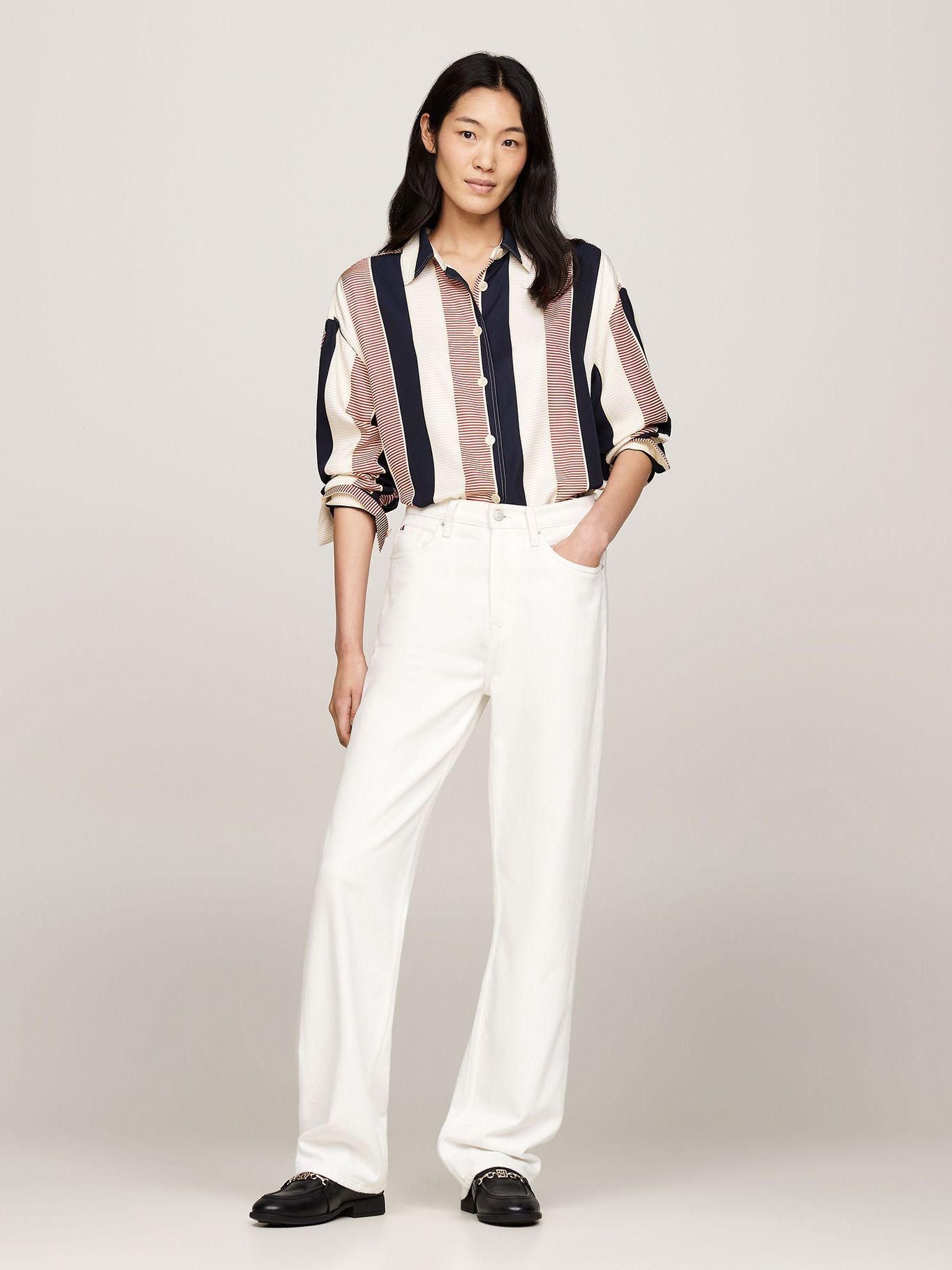 Camisa Logo Metálico Rayas C Multicolor Tommy Hilfiger-1