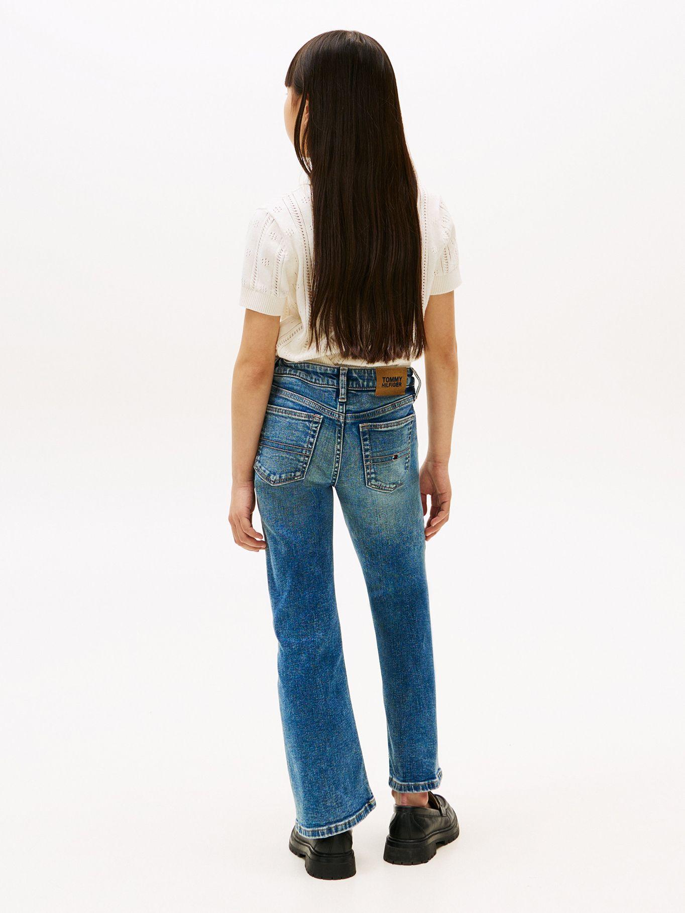 Jeans Acampanados Desteñidos Azul Tommy Hilfiger-2