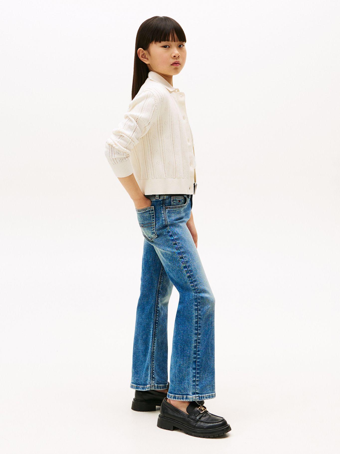 Jeans Acampanados Desteñidos Azul Tommy Hilfiger-3