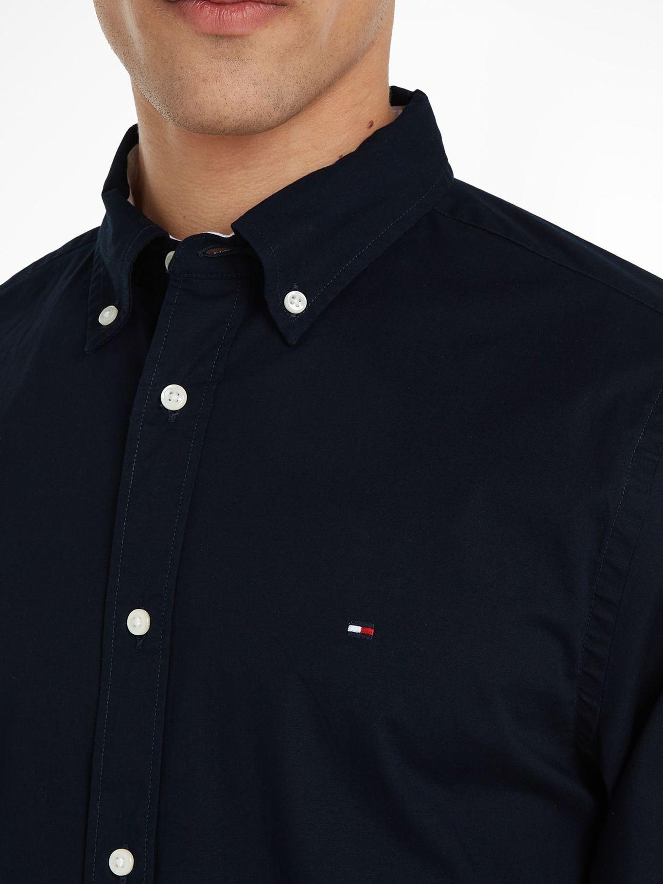 Camisa Classic Flex Con Logo Azul Tommy Hilfiger-2